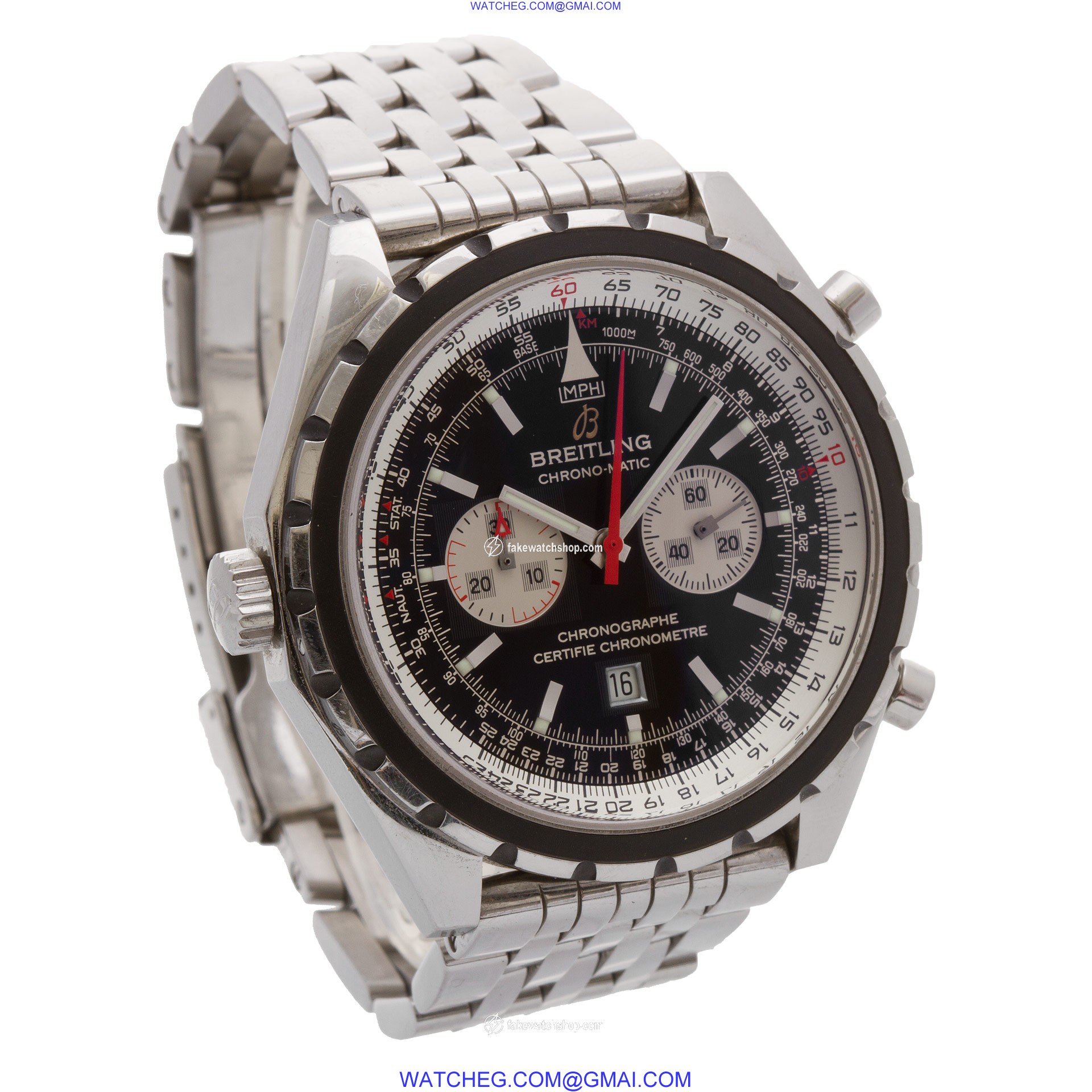 Breitling A41360 Chrono-matic Automatic Male Stainless Steel 4