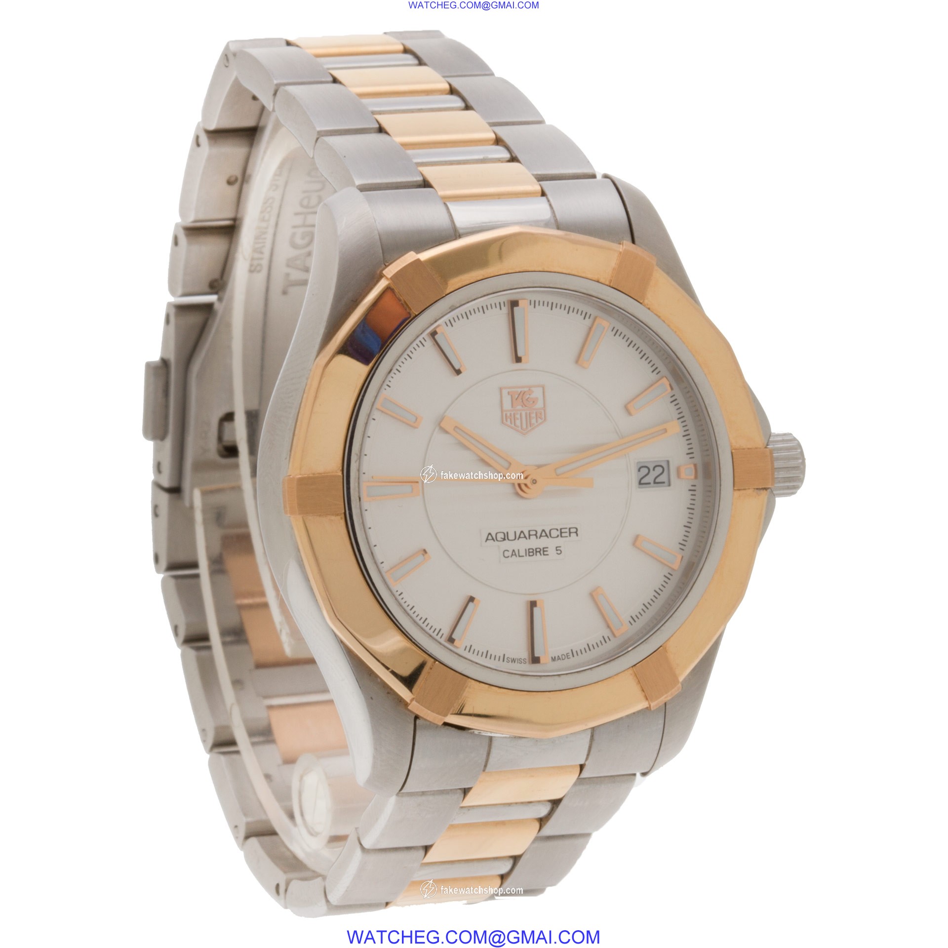 Tag Heuer WAP2150 Aquaracer Automatic Unisex Stainless Steel 4