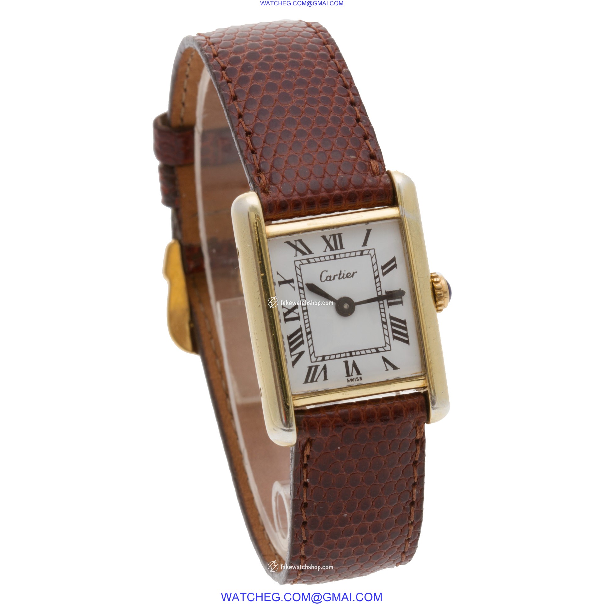 Cartier Cartier 1385 Tank Vermeil Manual Female Vermeil 4