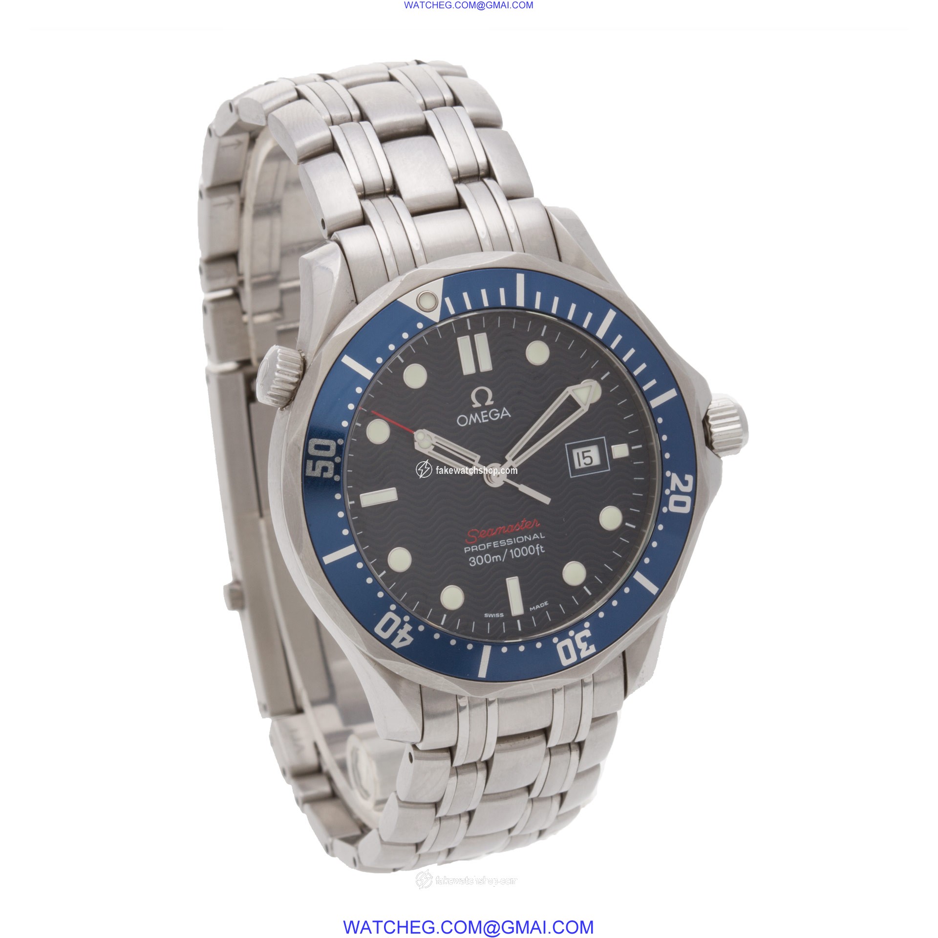Omega 22218000 Seamaster Quartz Male Stainless Steel 4