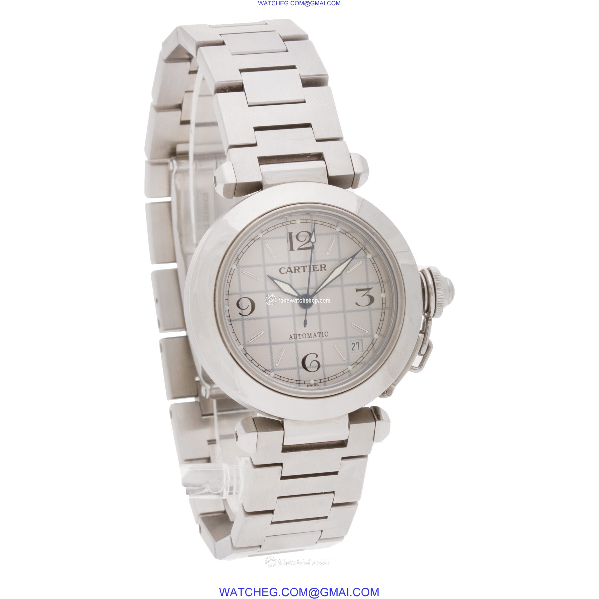 Cartier  W31076M7 Pasha C Automatic Unisex Stainless Steel 4