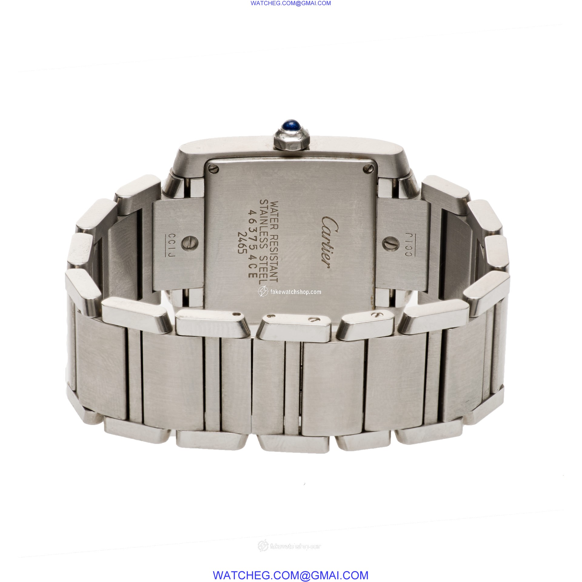 Cartier W51011Q3 Tank Francaise Quartz Unisex Stainless Steel 4