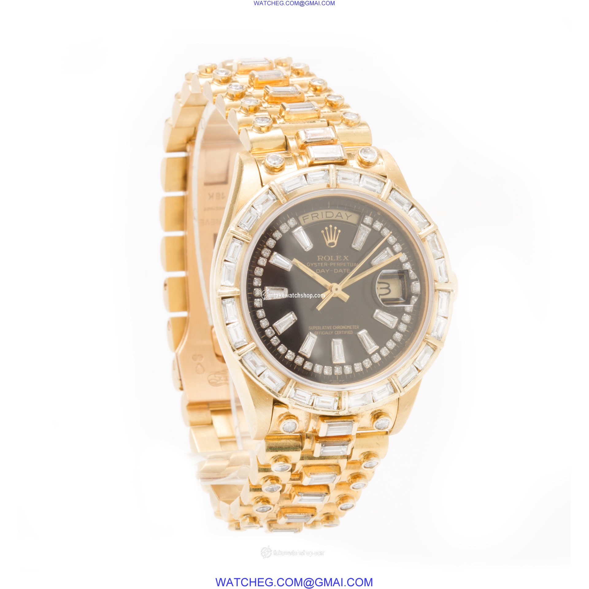 Rolex 18038 Day-Date Automatic Unisex 18k yellow gold 4