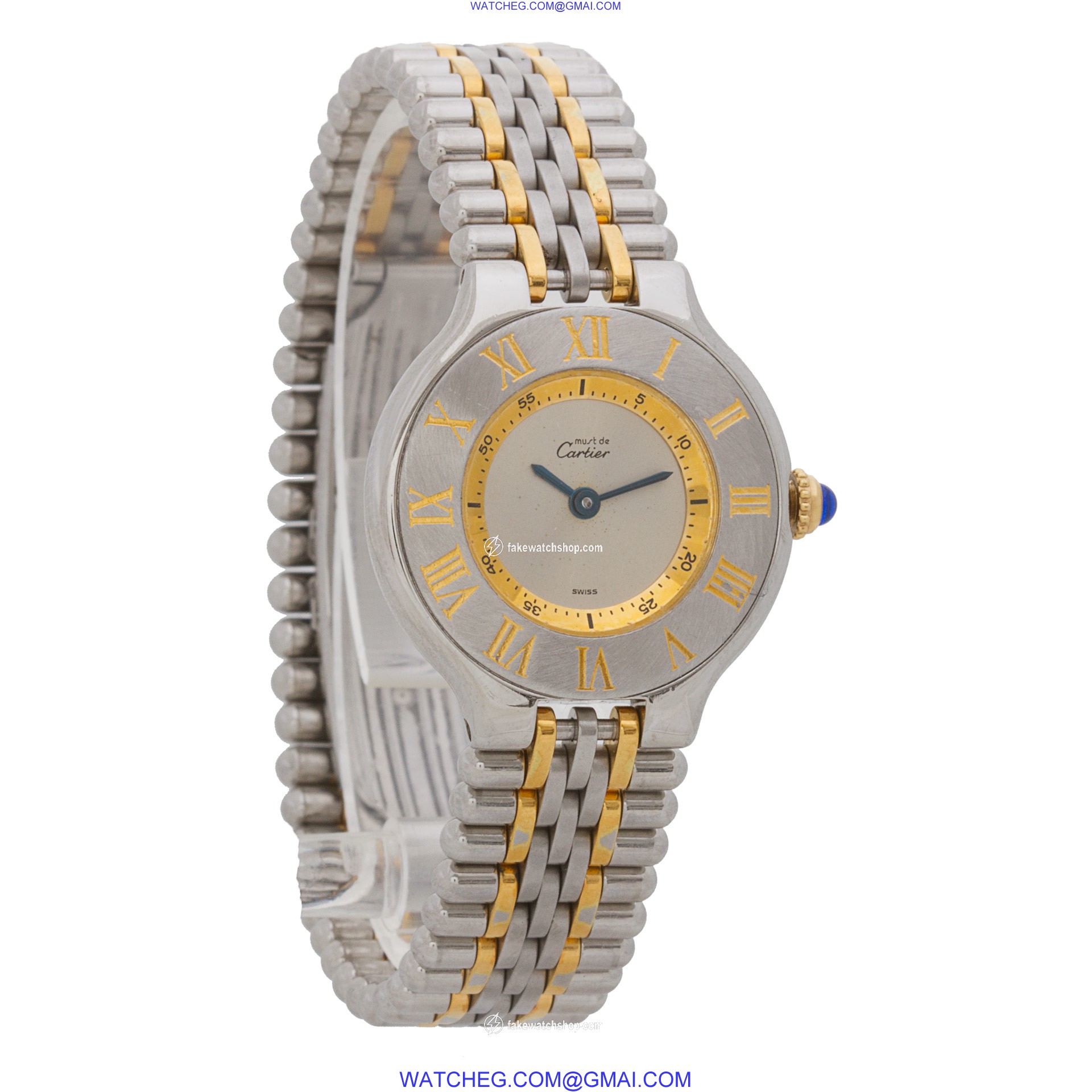 Cartier PL44613 Must de Quartz Female Stainless Steel 4