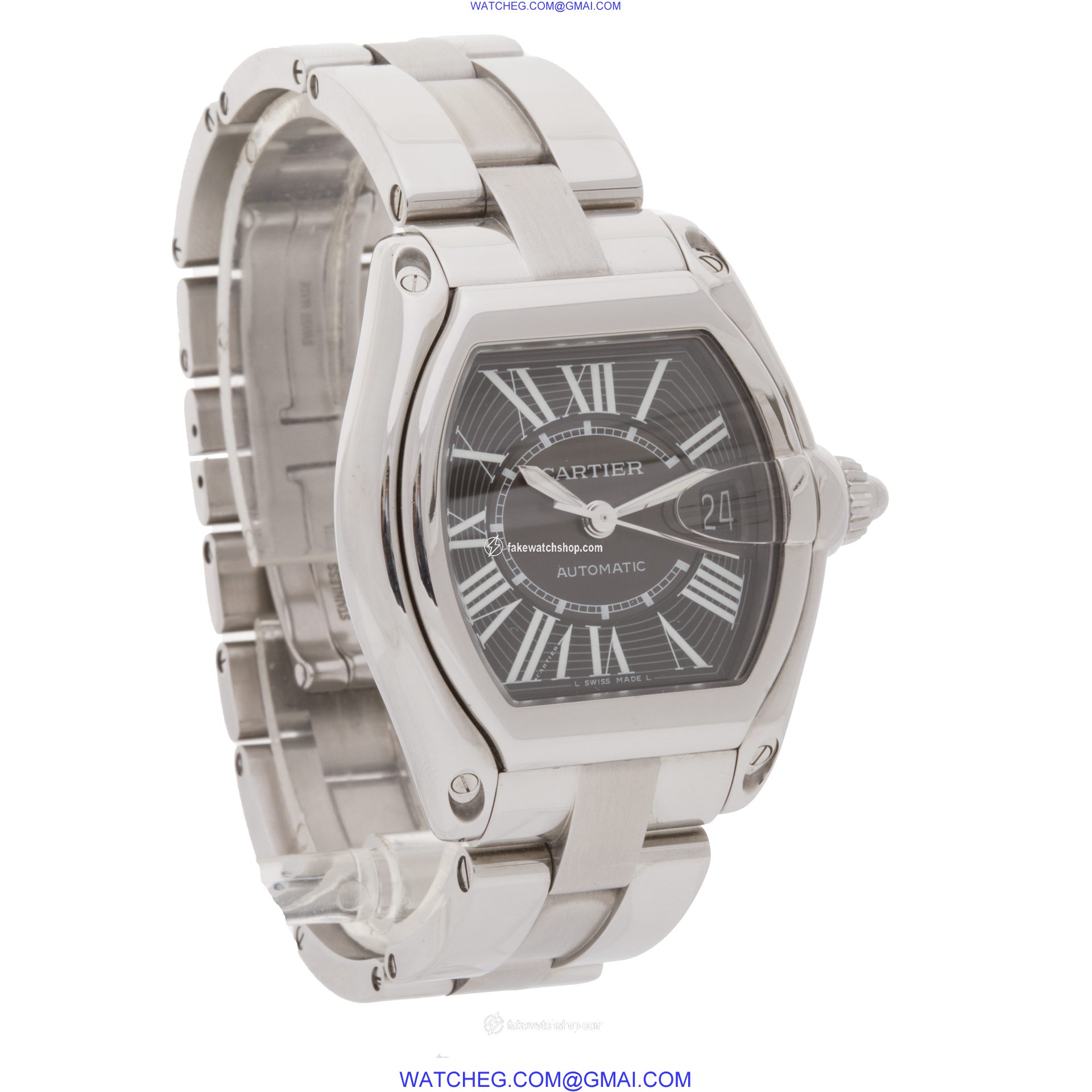 Cartier W62041V3 Roadster Automatic Male Stainless Steel 4