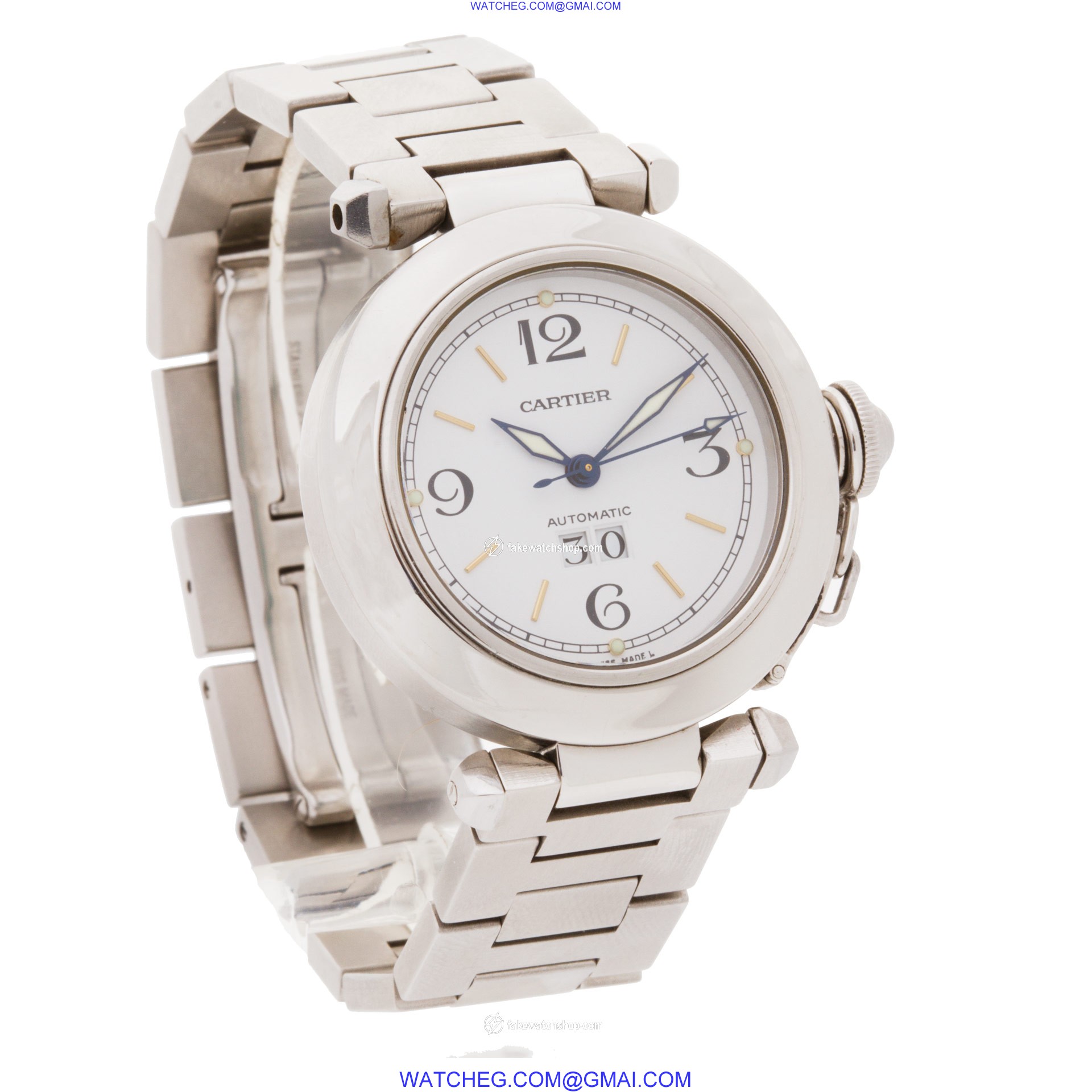 Cartier W31044m7 Pasha Automatic Female Stainless Steel 4