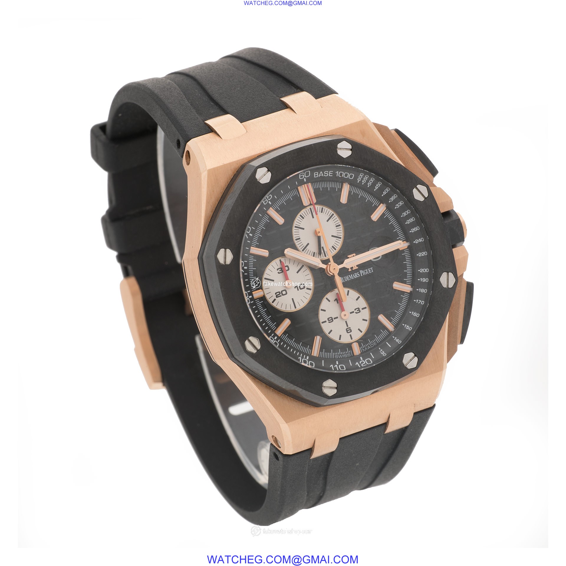 Audemars Piguet 26400RO.OO.a002CA.01 Royal Oak Offshore Automatic Male 18k rose gold 4