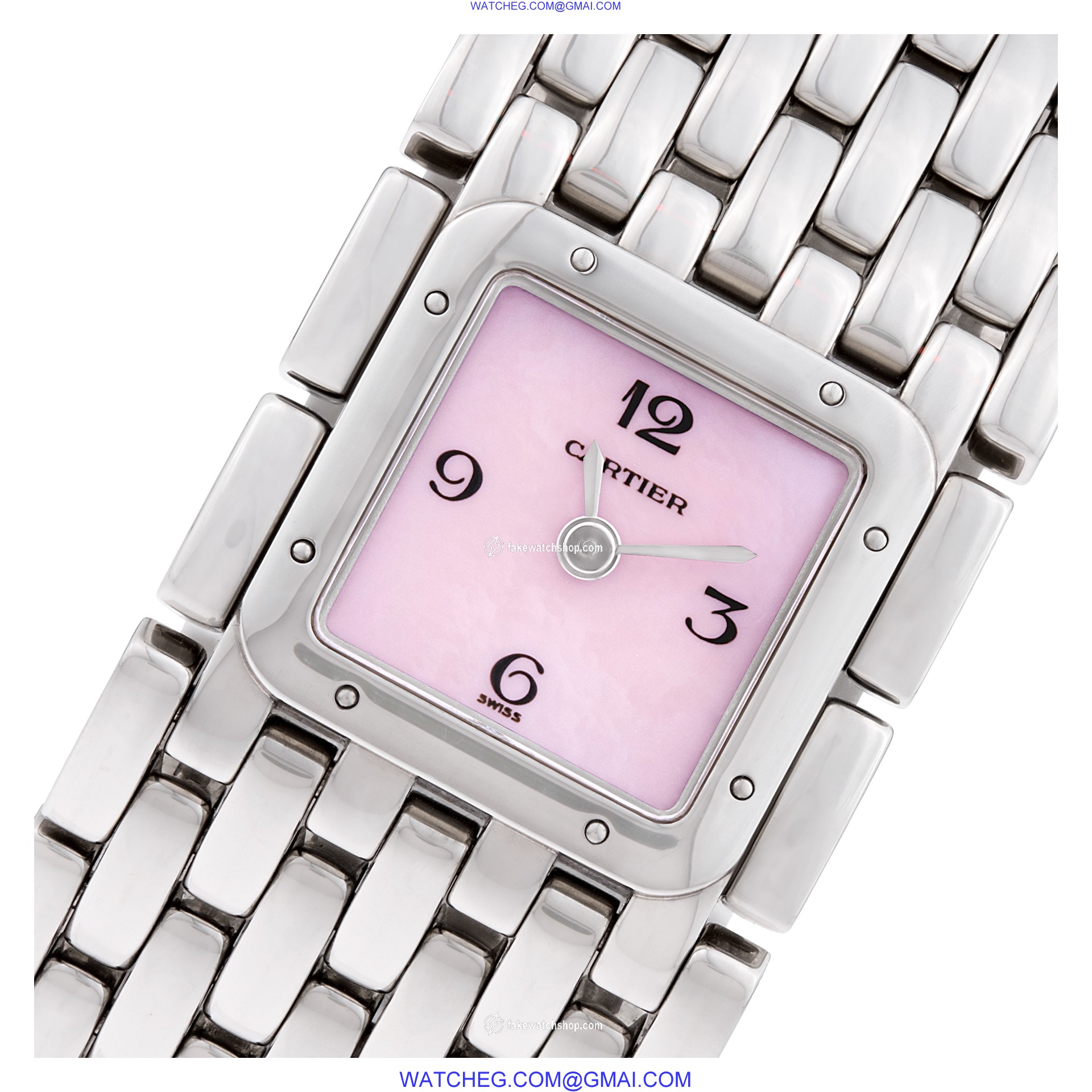 Cartier 2420 Ruban Quartz Female Stainless Steel 4