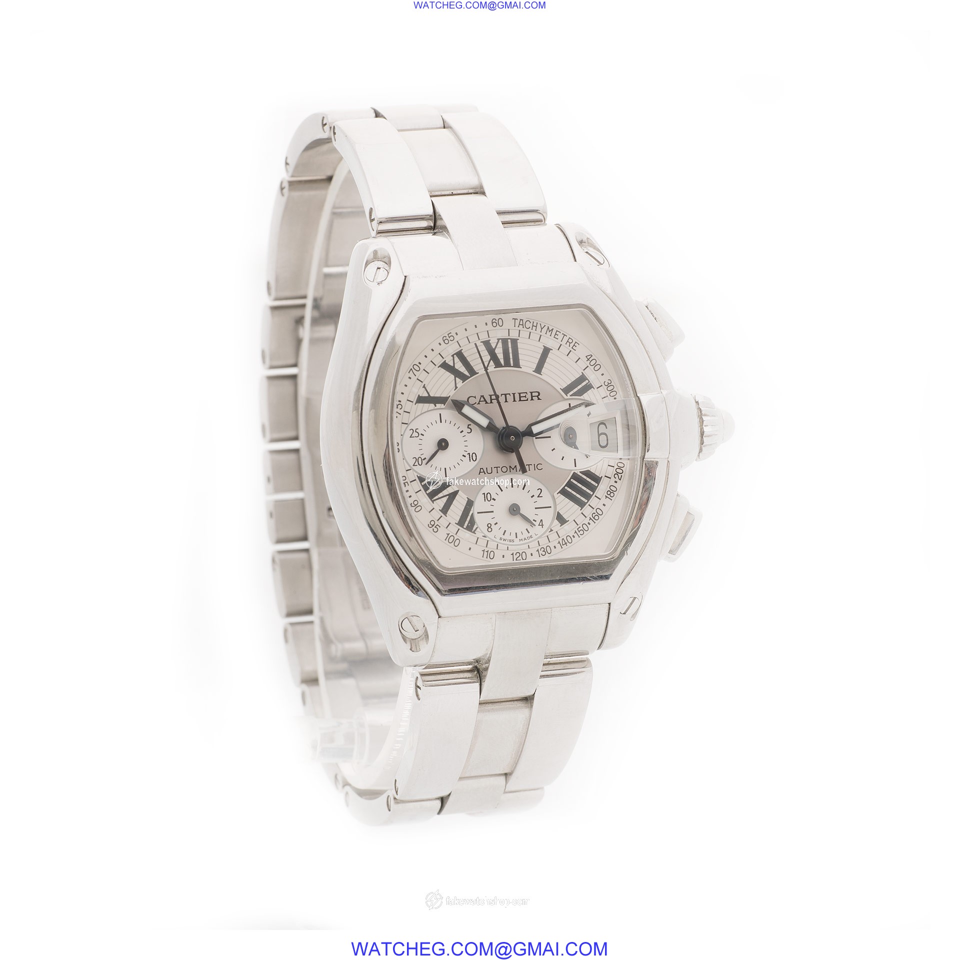 Cartier w62019x6 Roadster Automatic Male Stainless Steel 4
