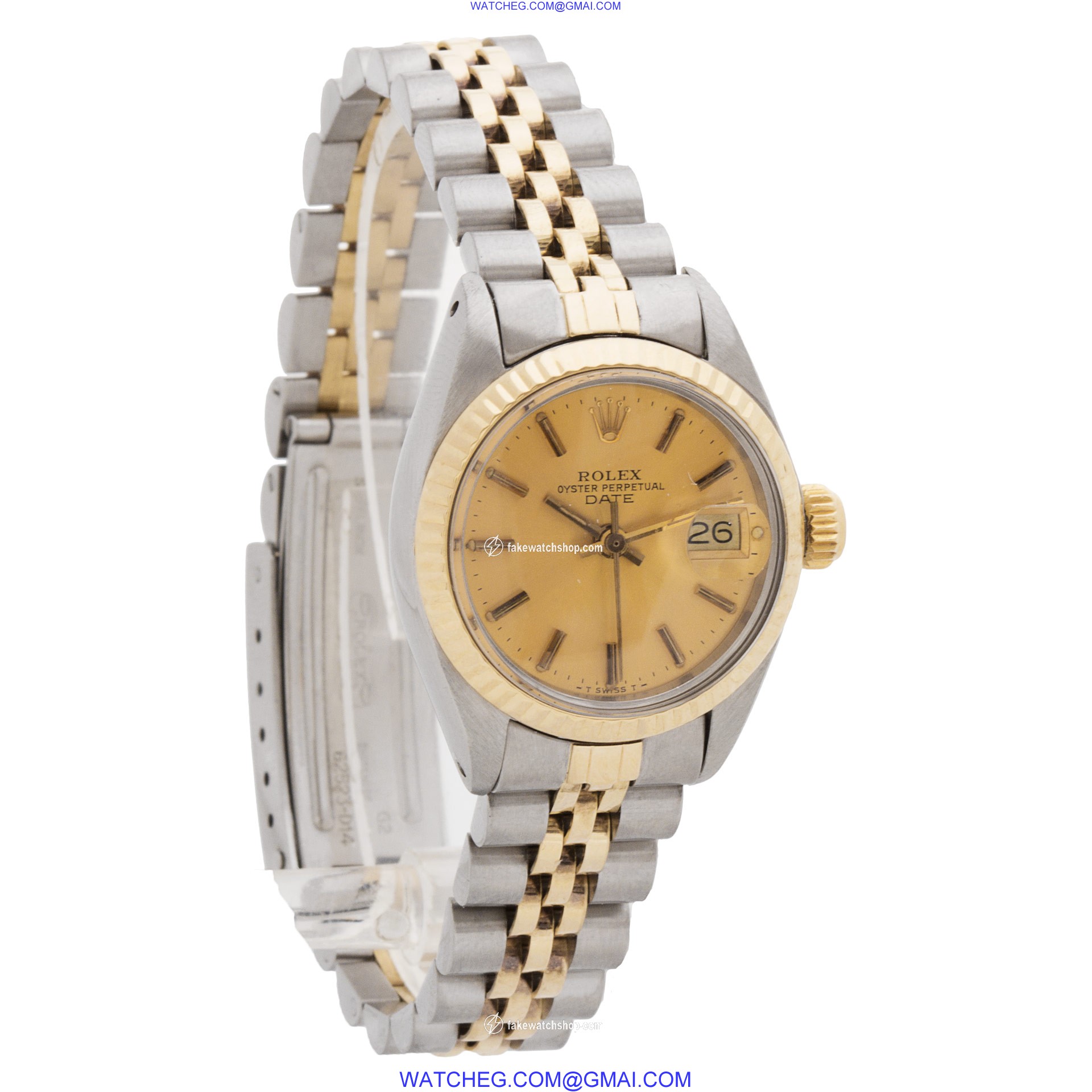 Rolex 6917 Date Automatic Female Gold 4