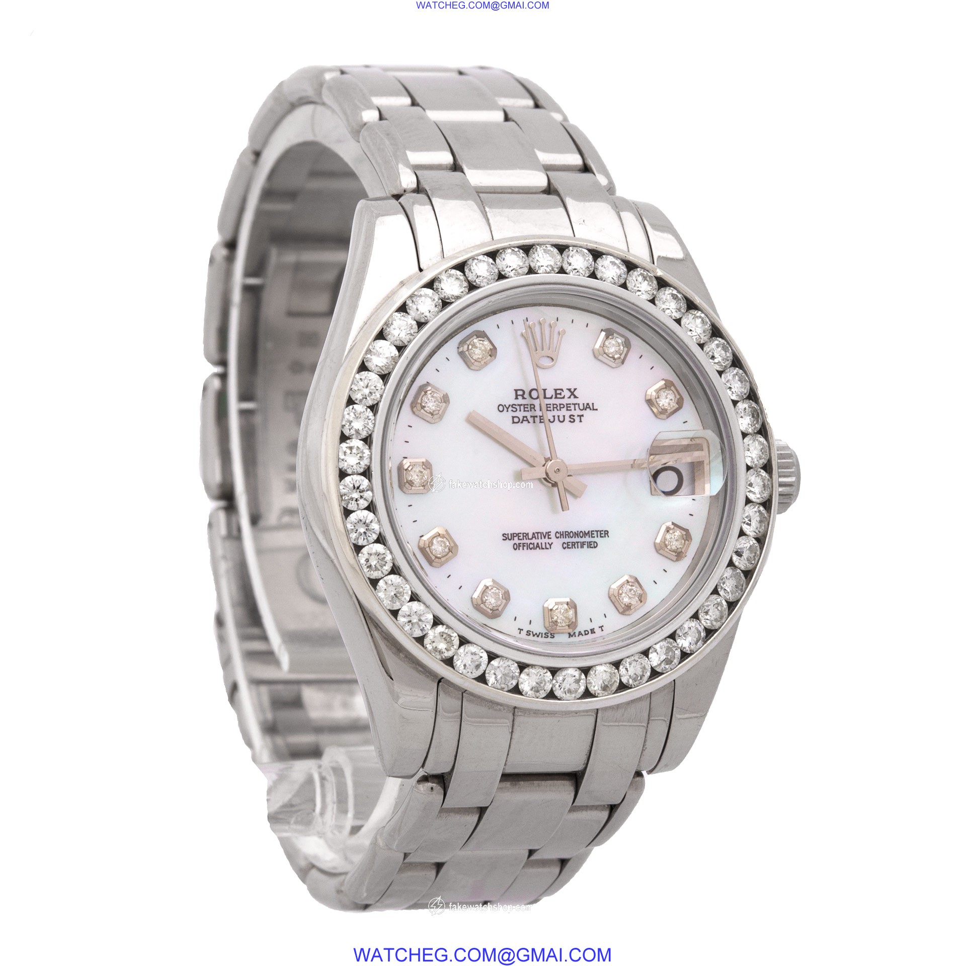 Rolex 81209 Pearlmaster Automatic Unisex 18k White Gold 4