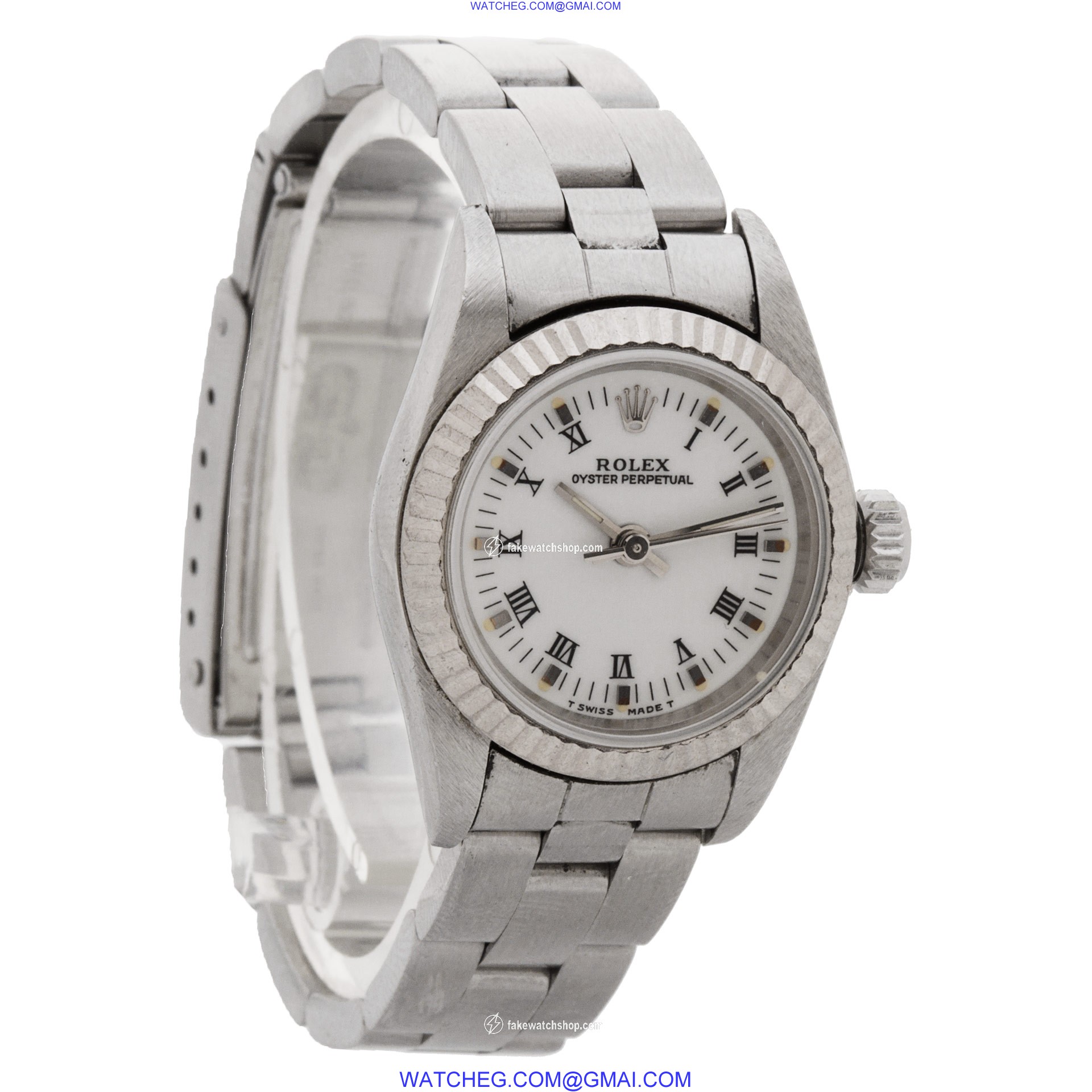 Rolex 67194 Oyster Perpetual Automatic Female Stainless Steel 4