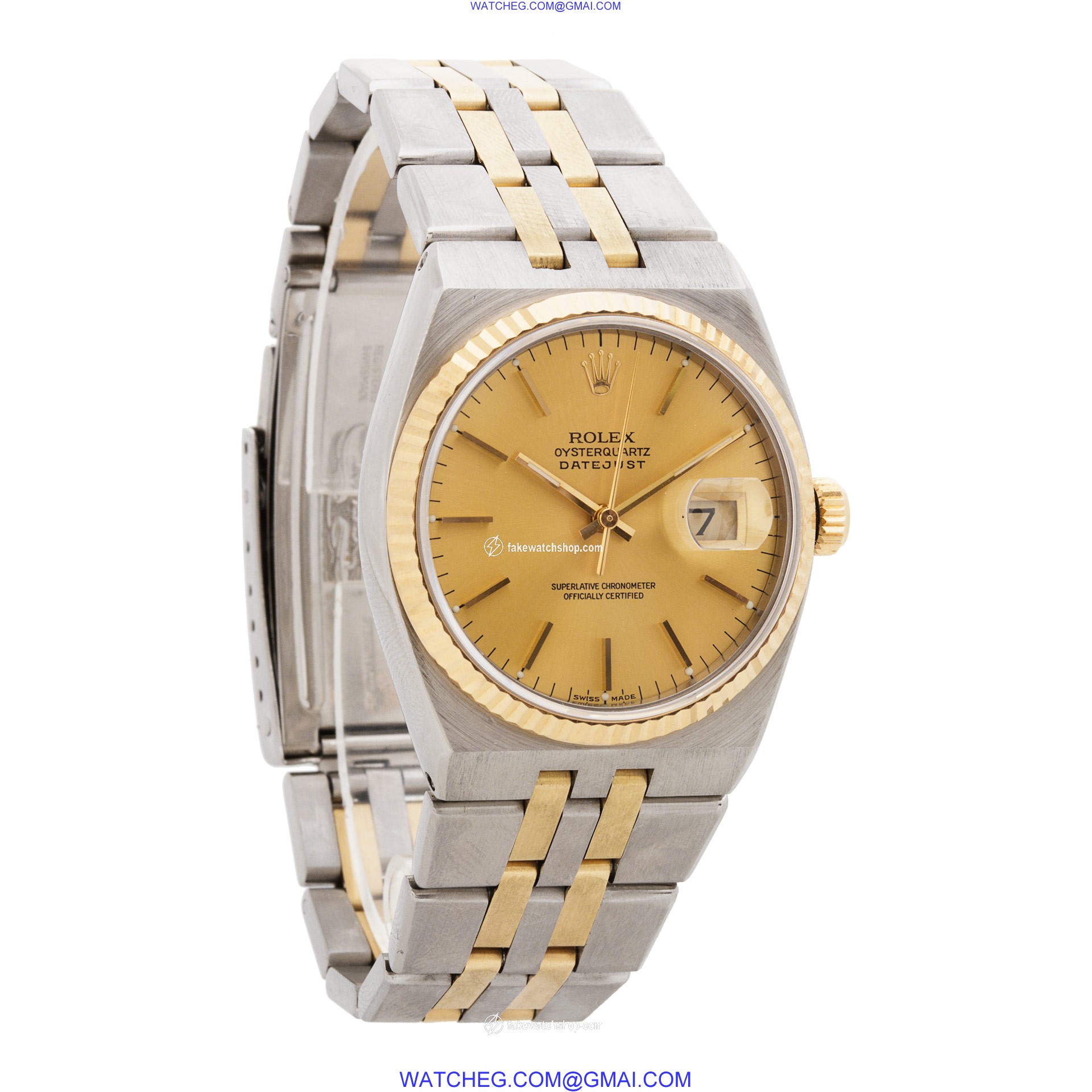 Rolex 17013 Datejust Quartz Male Stainless Steel 4
