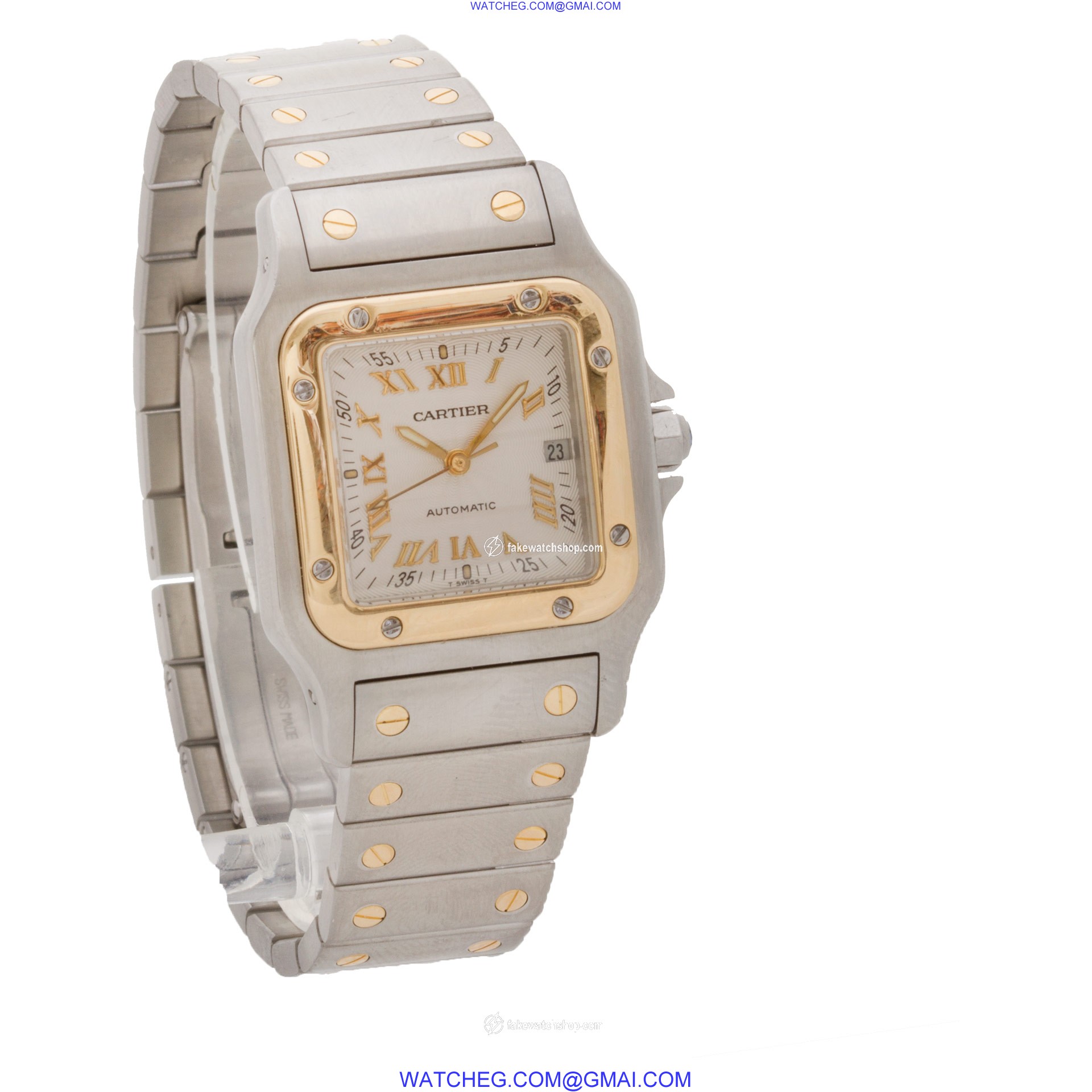 Cartier 2319 Santos Automatic Male 18k gold & Stainless Steel 4