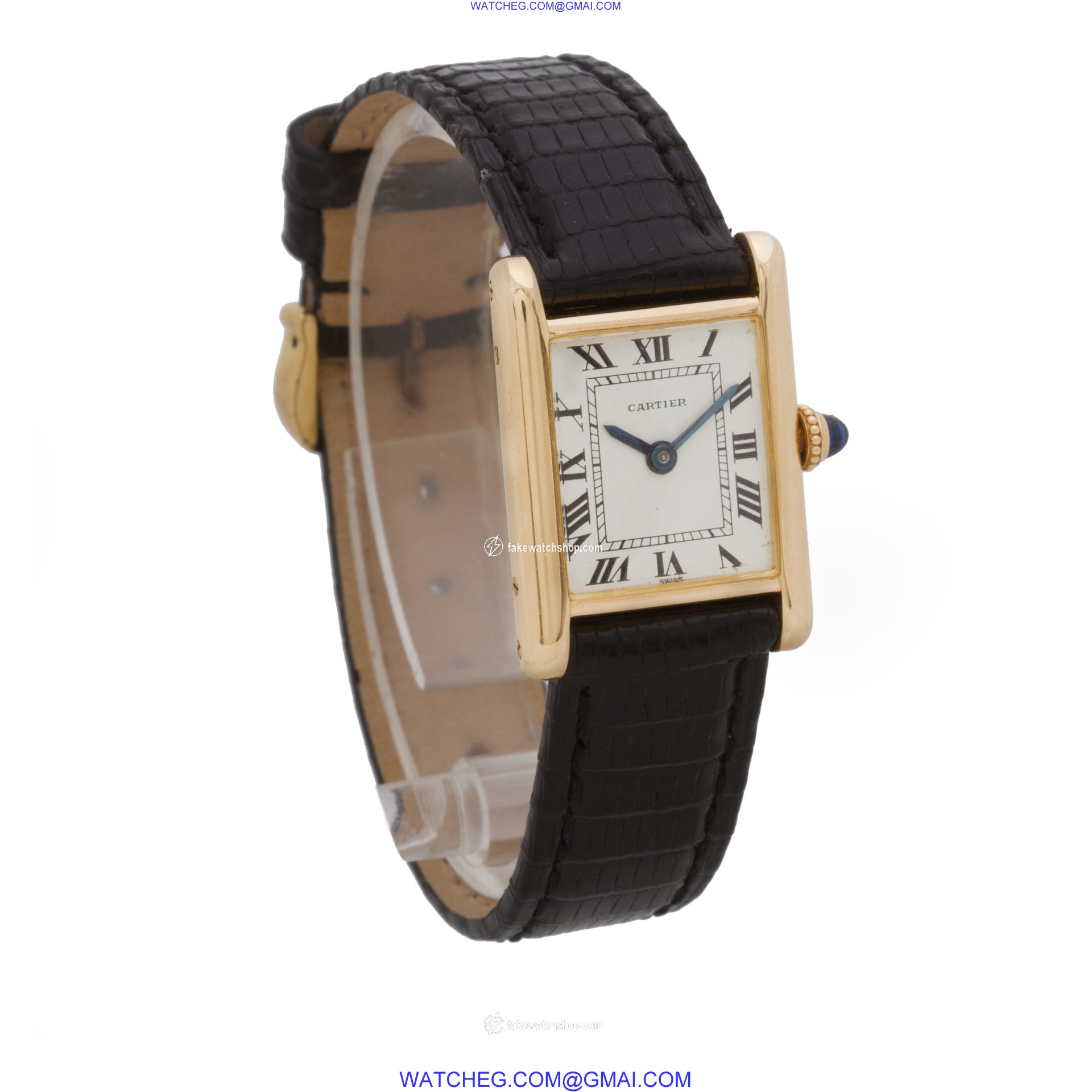 Cartier Cartier 2266 Tank Manual Female 18k yellow gold 4
