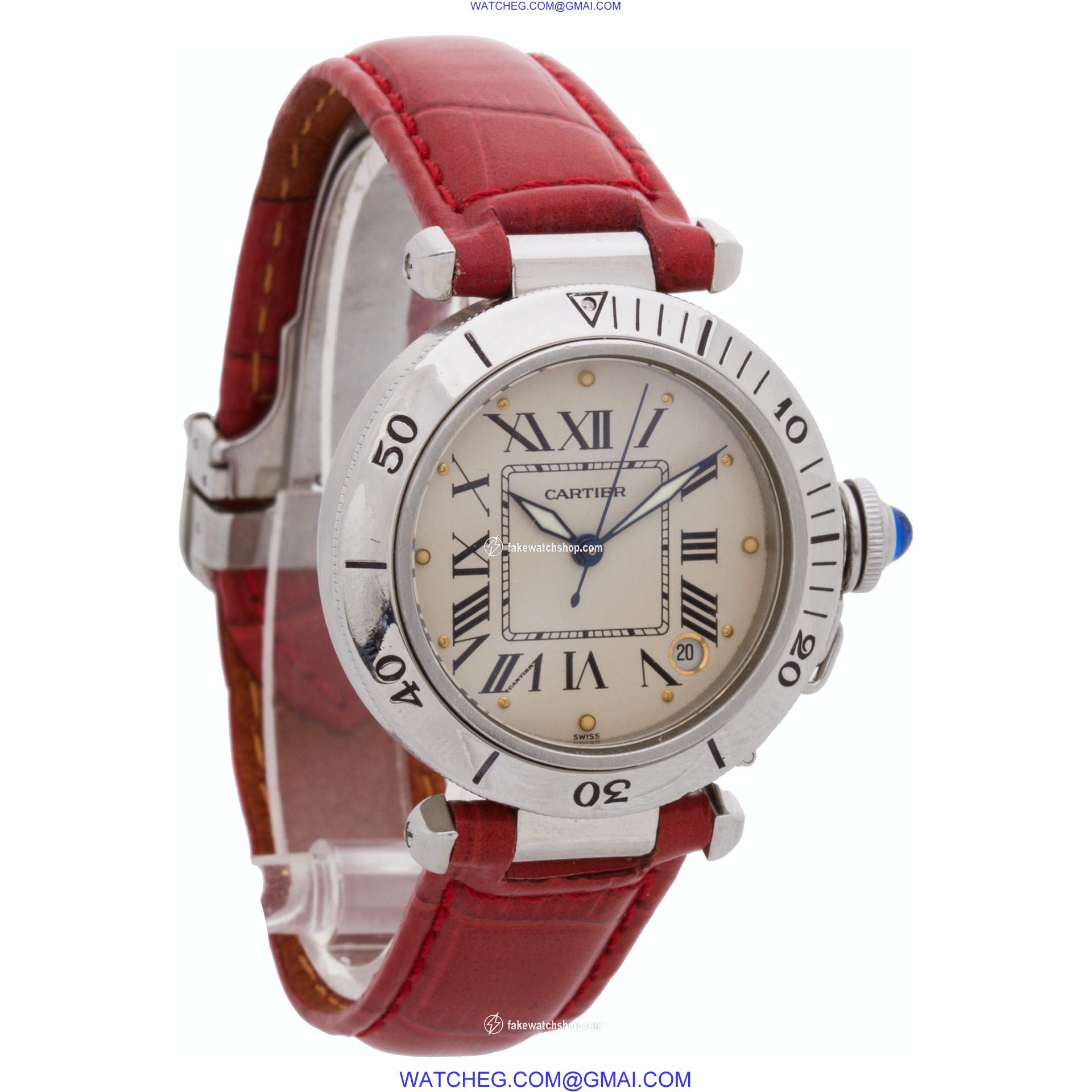 Cartier W31017H3 Pasha Automatic Unisex Stainless Steel 4