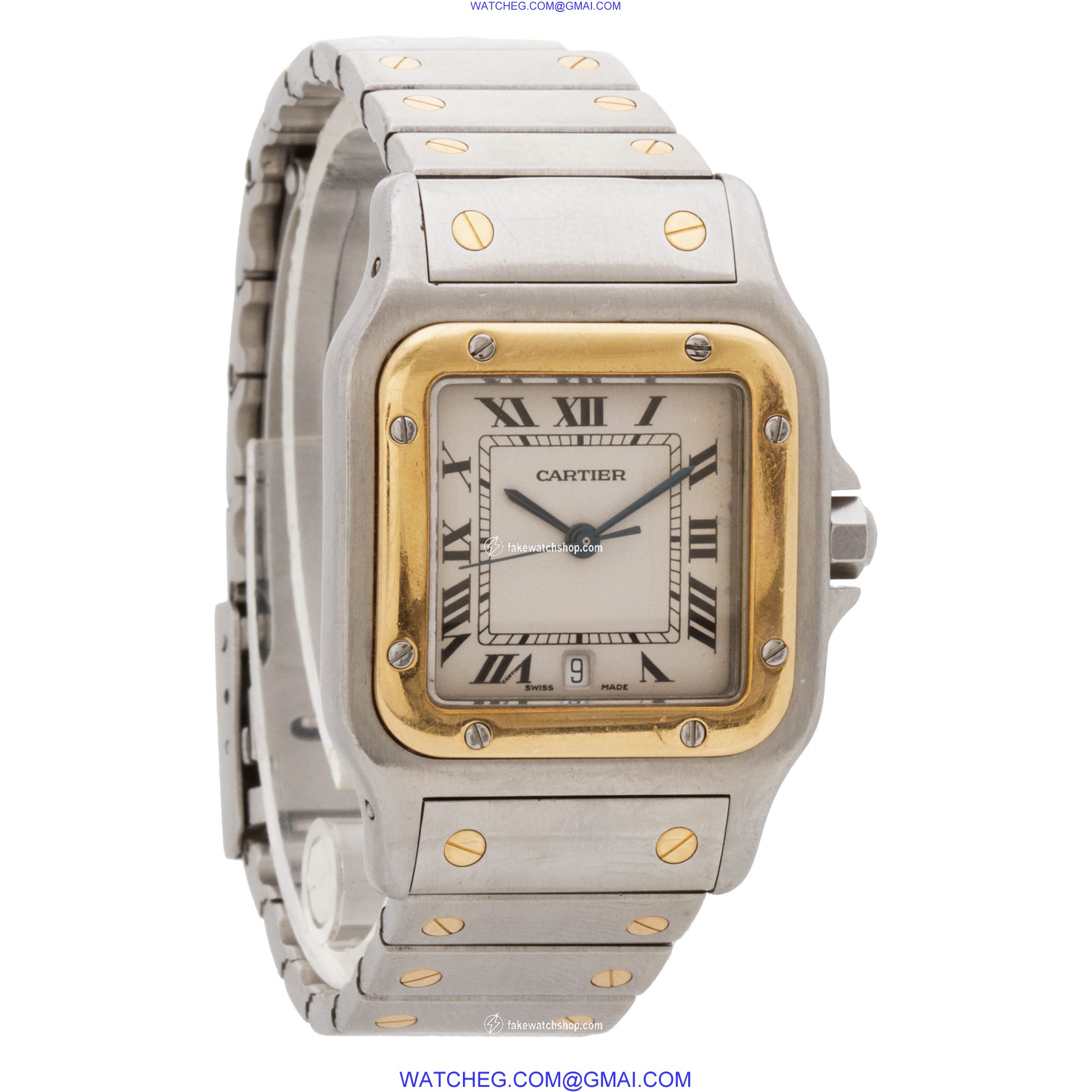 Cartier W20030C4 Santos Quartz Unisex Stainless Steel 4