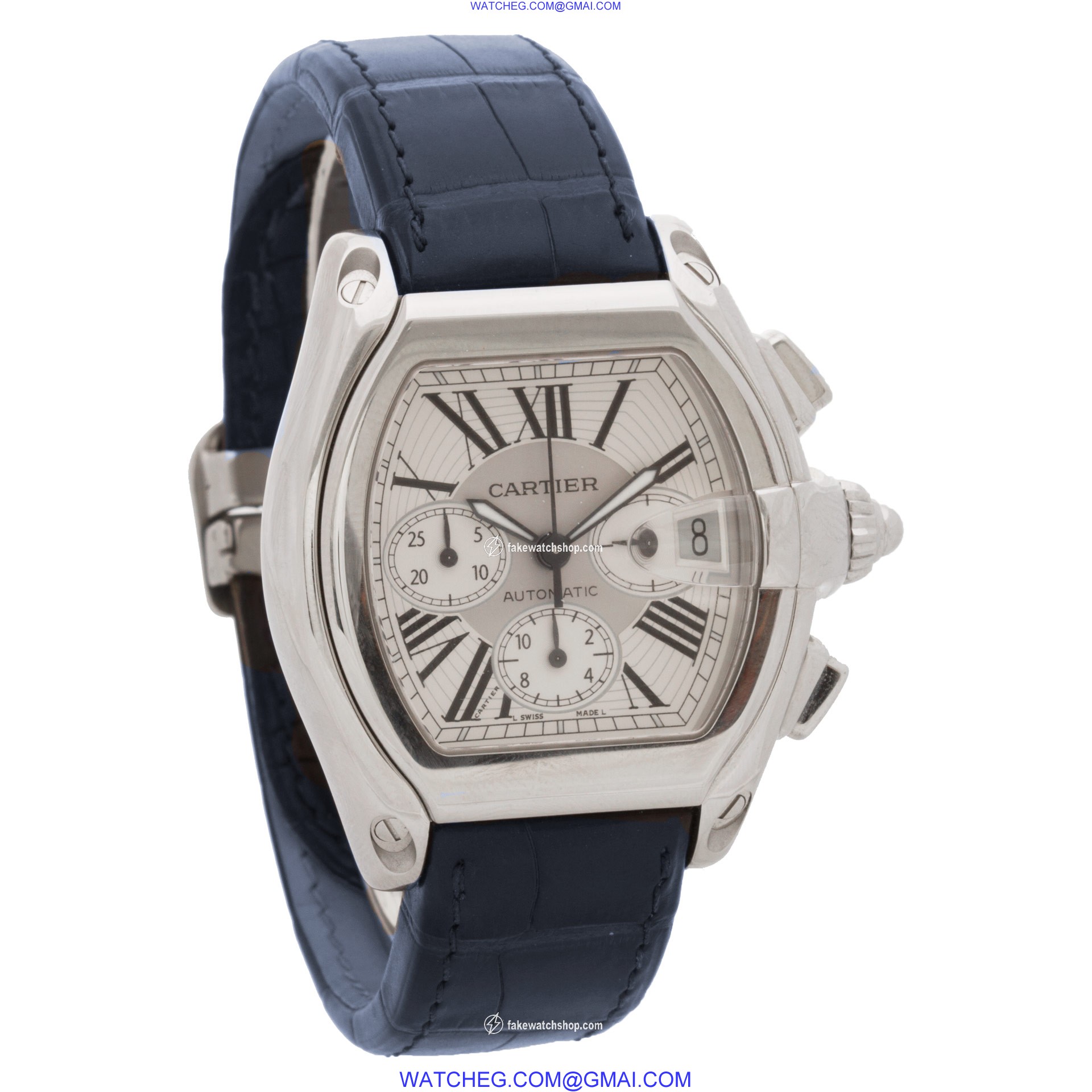 Cartier W62019X6 Roadster Automatic Male Stainless Steel 4