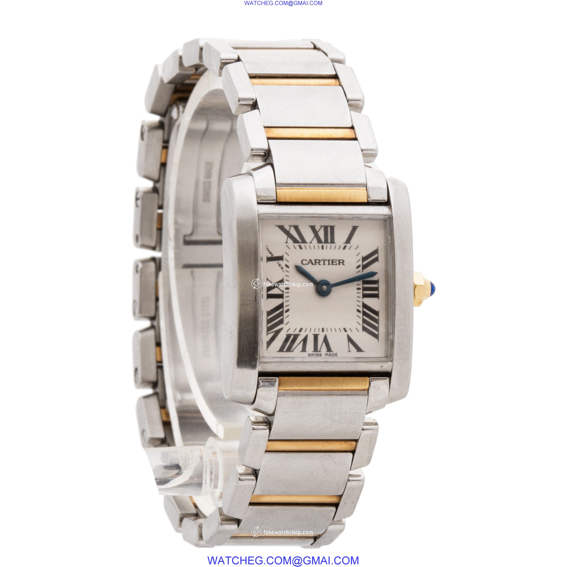 Cartier W51007Q4 Tank Francaise Quartz Female Stainless Steel 4