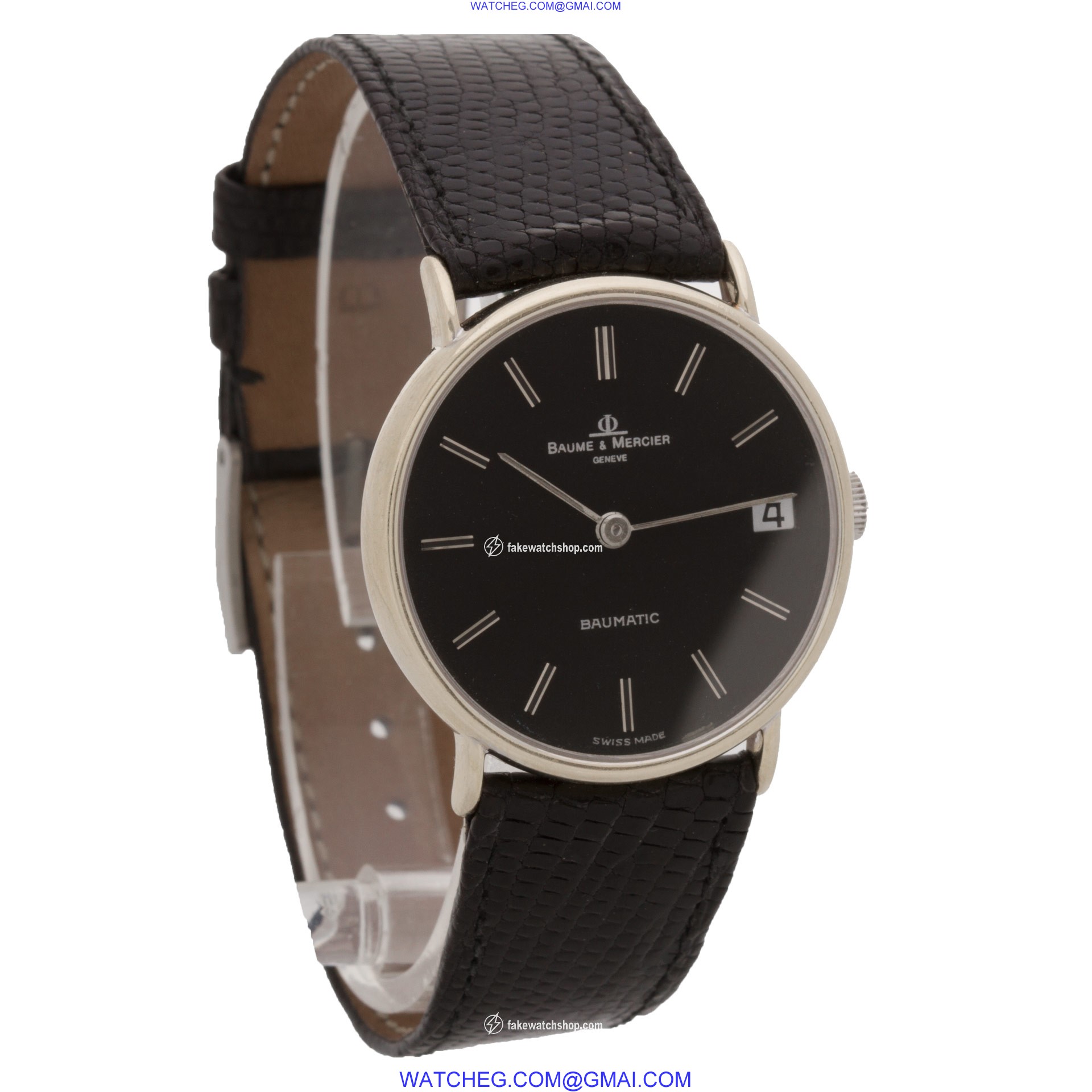 Baume & Mercier 443080 Baumatic Automatic Unisex 18k White Gold 4