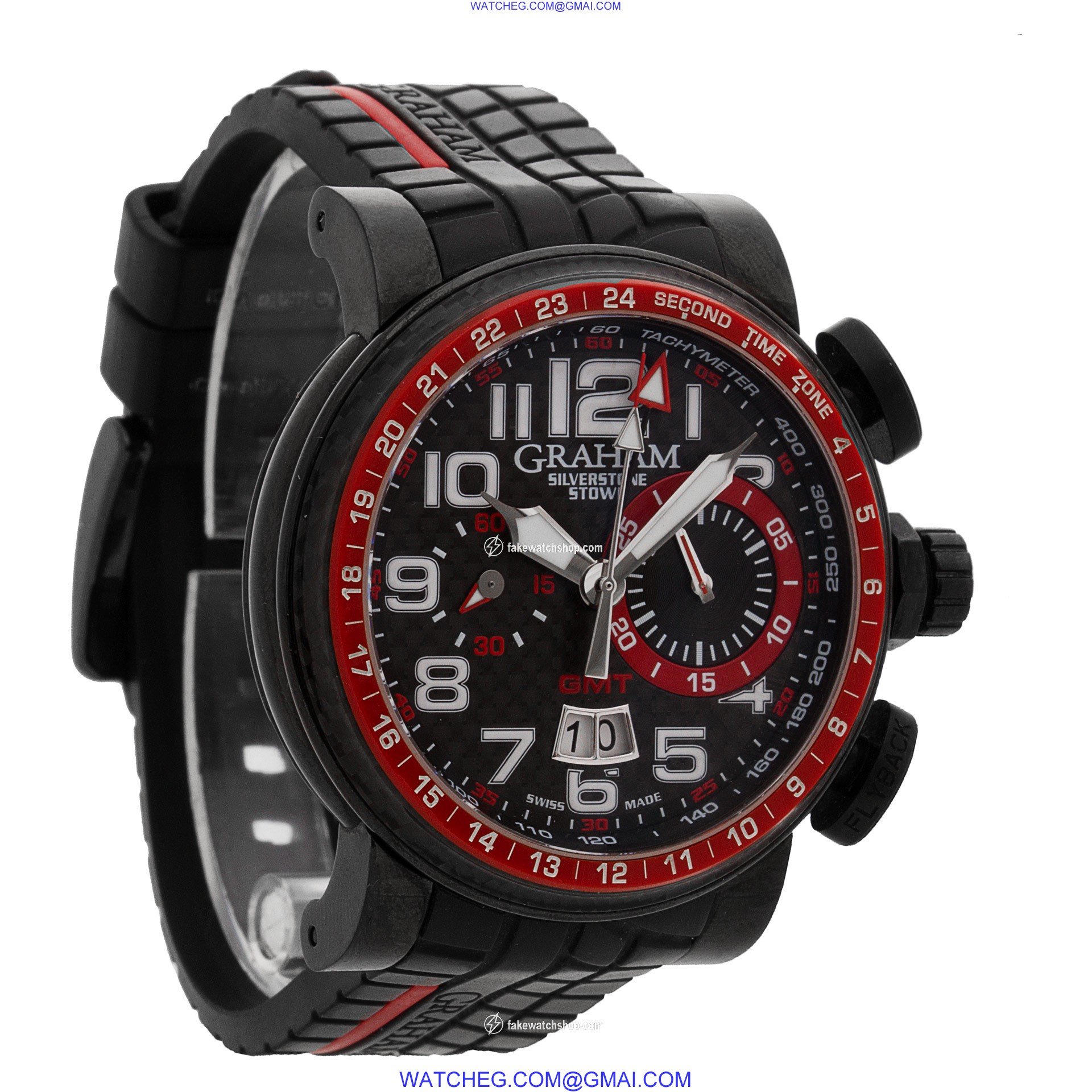 Graham 2BLCB.B10A Silverstone Stowe GMT Automatic Male PVD 4