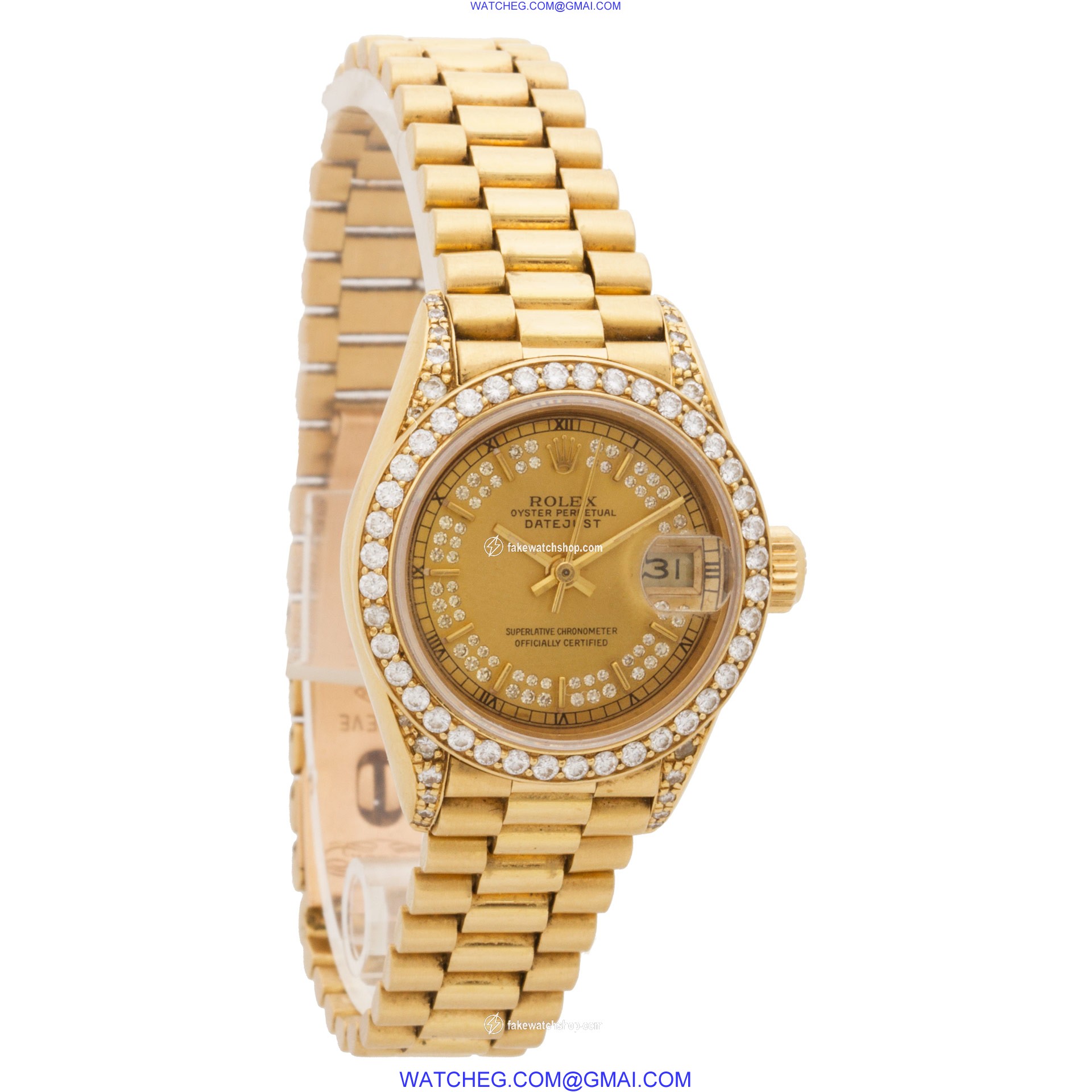 Rolex 69188 Datejust Automatic Female 18k yellow gold 4