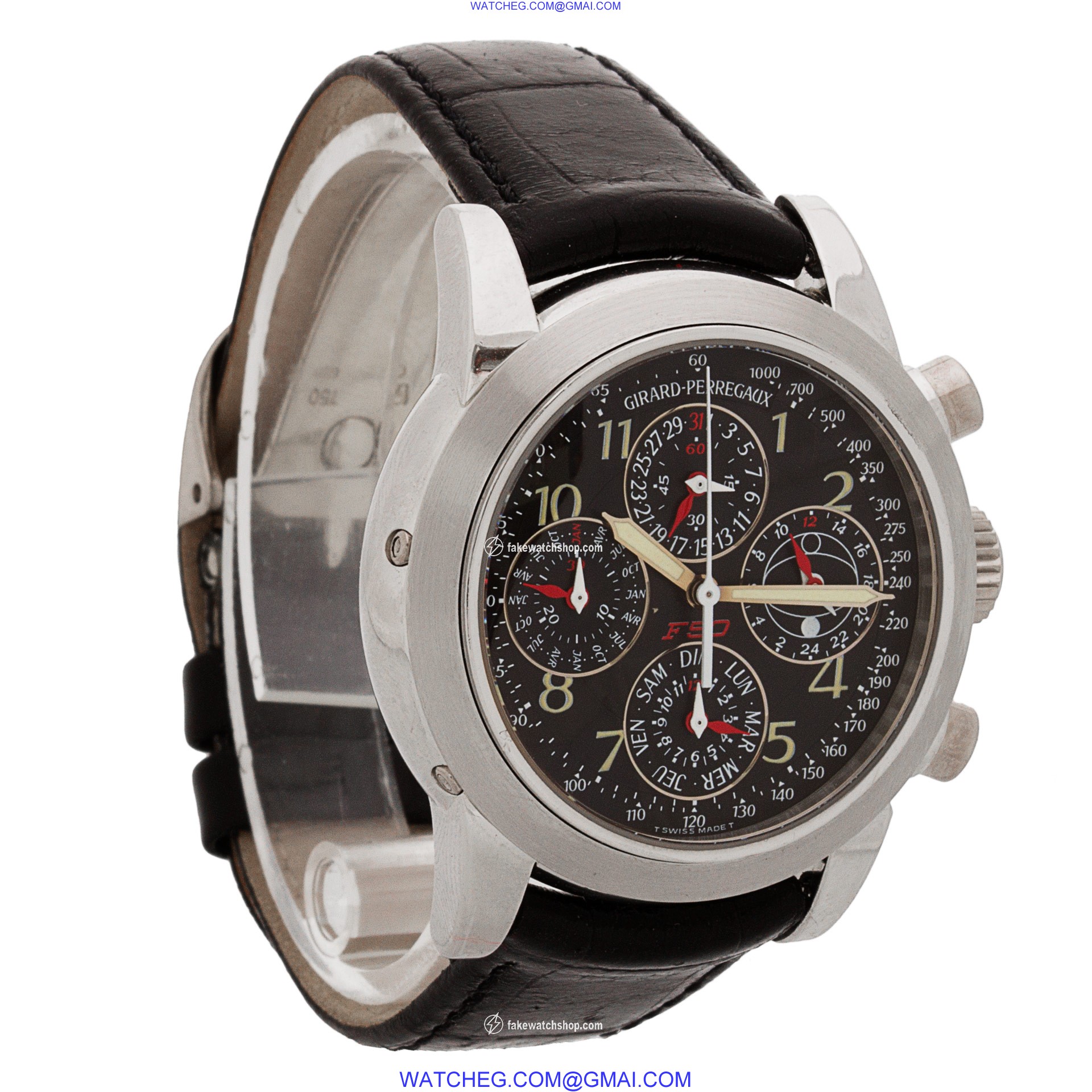 Girard Perregaux 9025 Ferrari Automatic Male Platinum 4