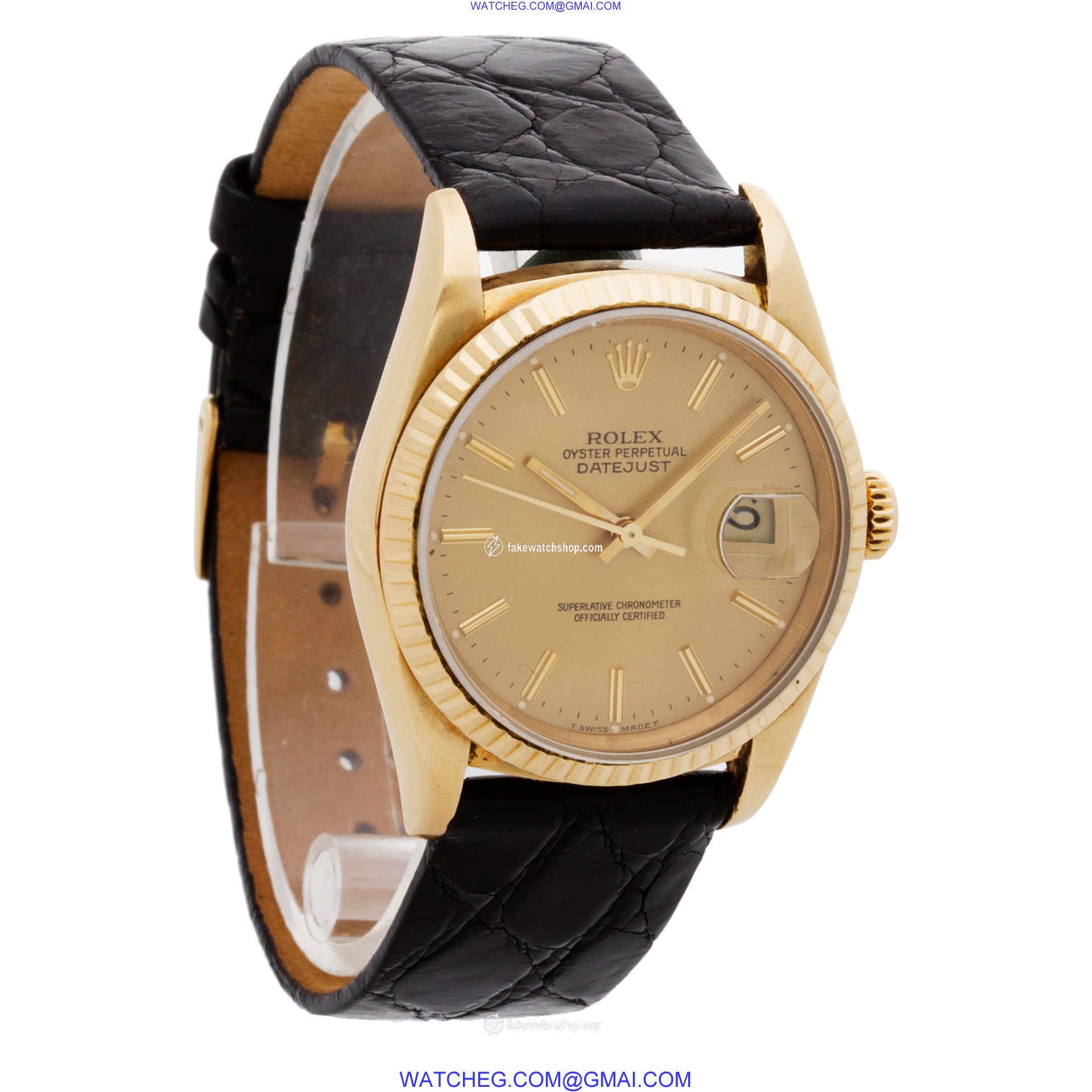 Rolex 16238 Datejust Automatic Male 18k yellow gold 4