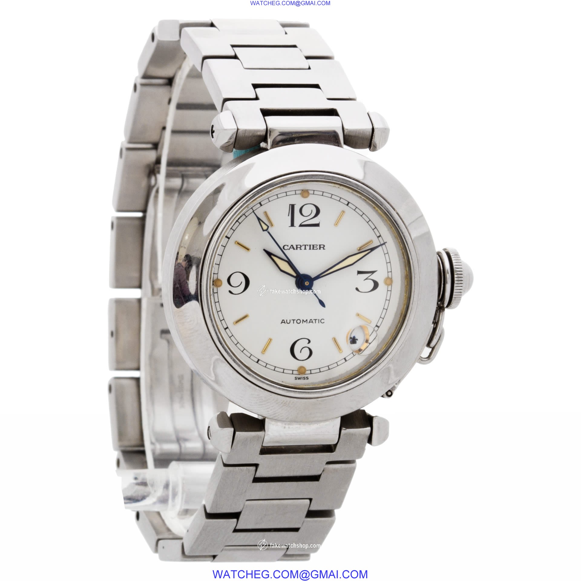 Cartier 2324 Pasha C Automatic Male Stainless Steel 4