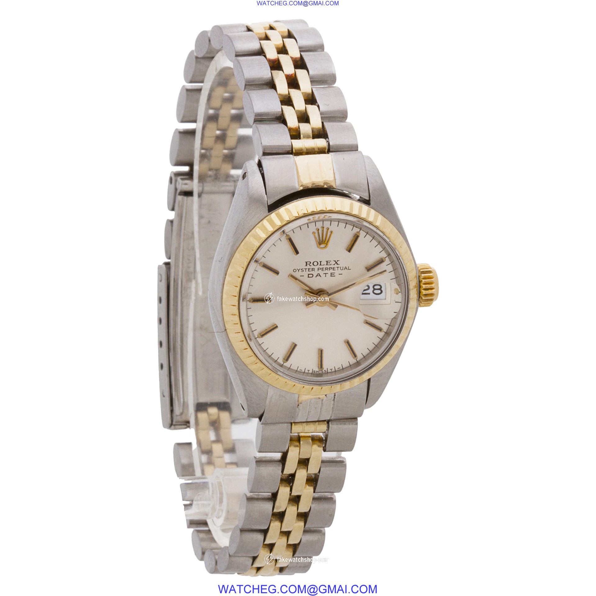 Rolex 6917/3 Date Automatic Female 14k gold & Stainless Steel 4