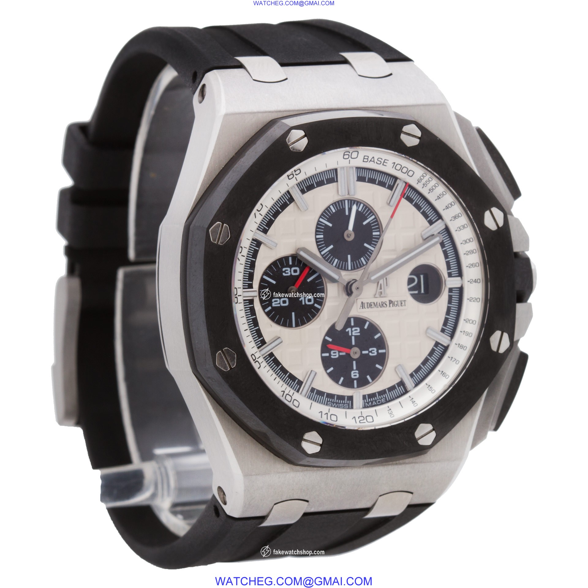 Audemars Piguet AP26400SOOOA002CA01 Offshore Automatic Male Stainless & Carbon fiber 4