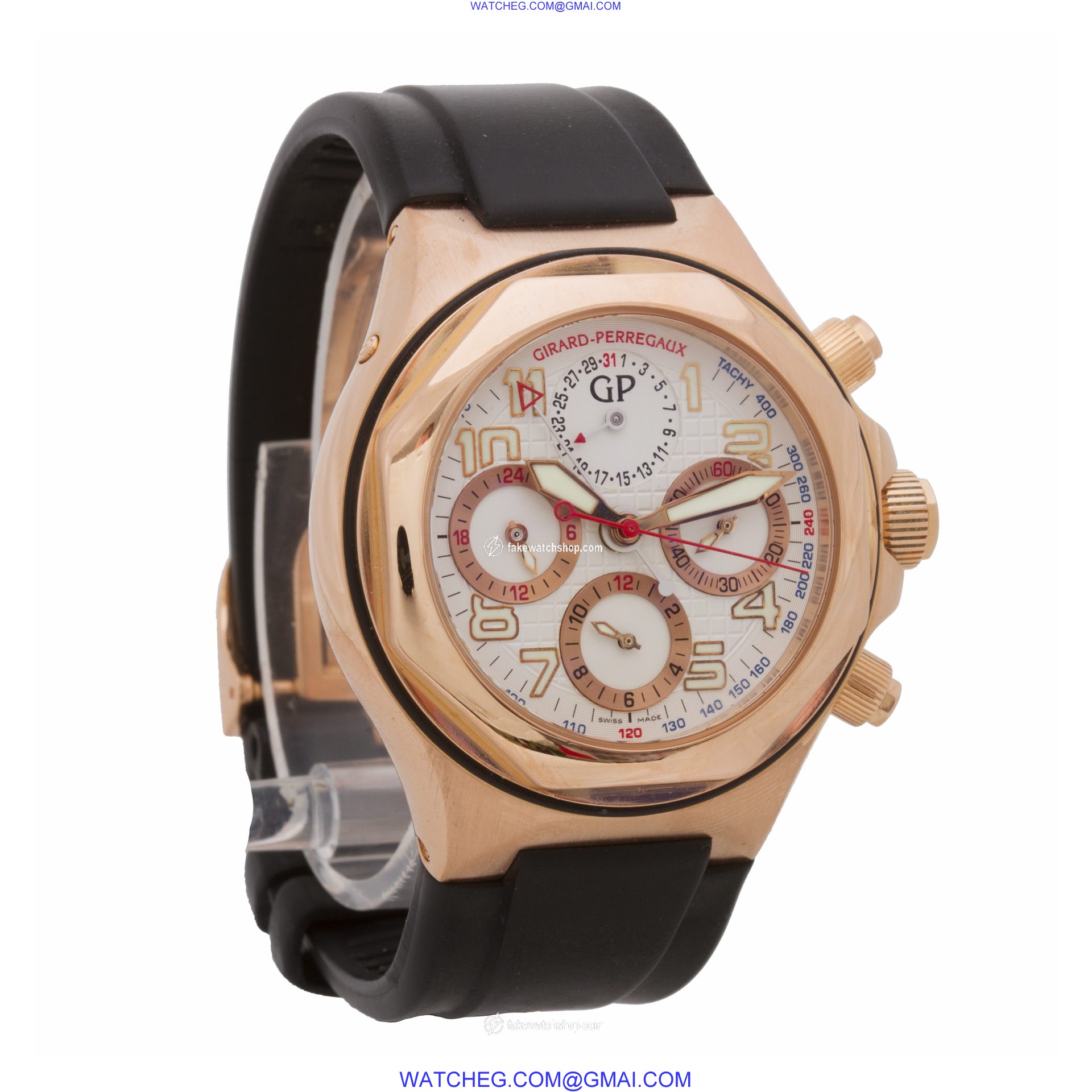 Girard Perregaux 80180 Laureato Automatic Male 18k rose gold 4