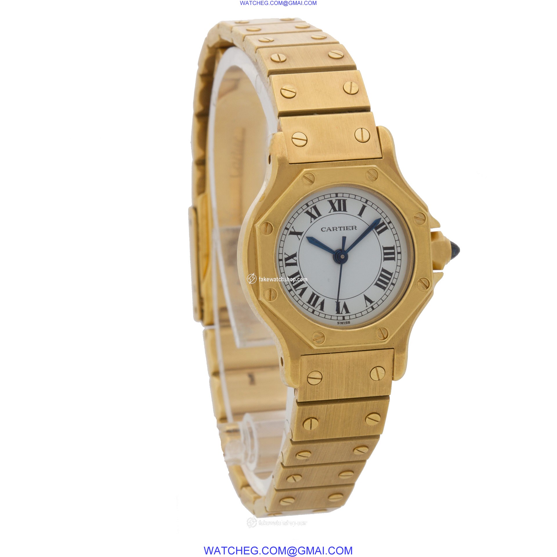 Cartier 8090604410 Santos Automatic Female 18k yellow gold 4