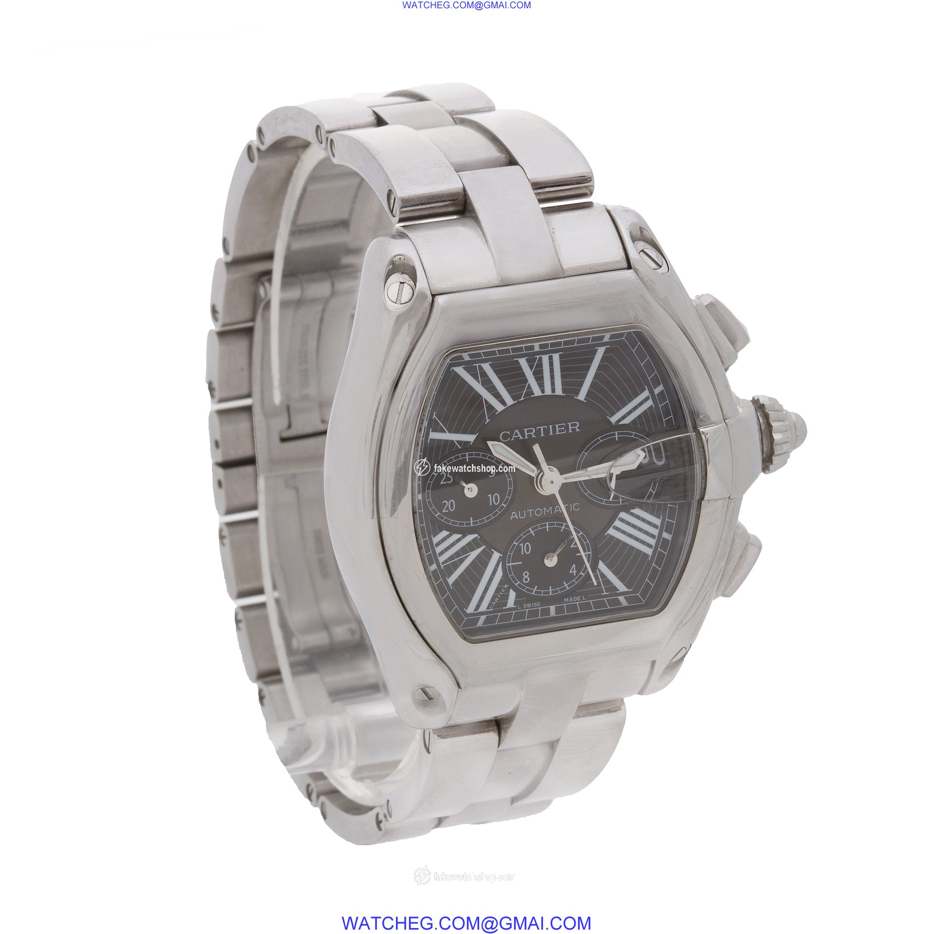 Cartier W62020X6 Roadster Automatic Male Stainless Steel 4