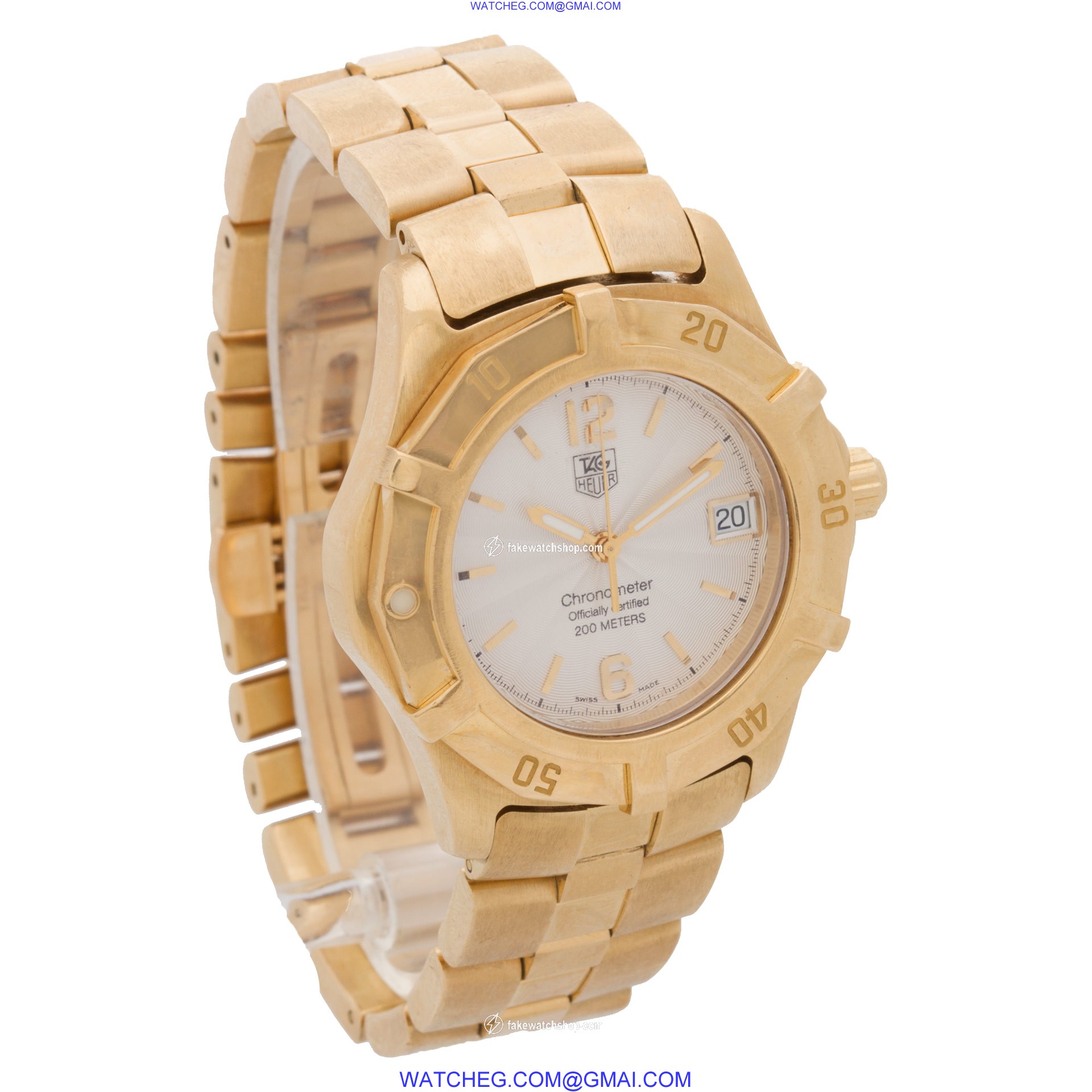 Tag Heuer WN5140.BG0351 2000 Automatic Male 18k yellow gold 4