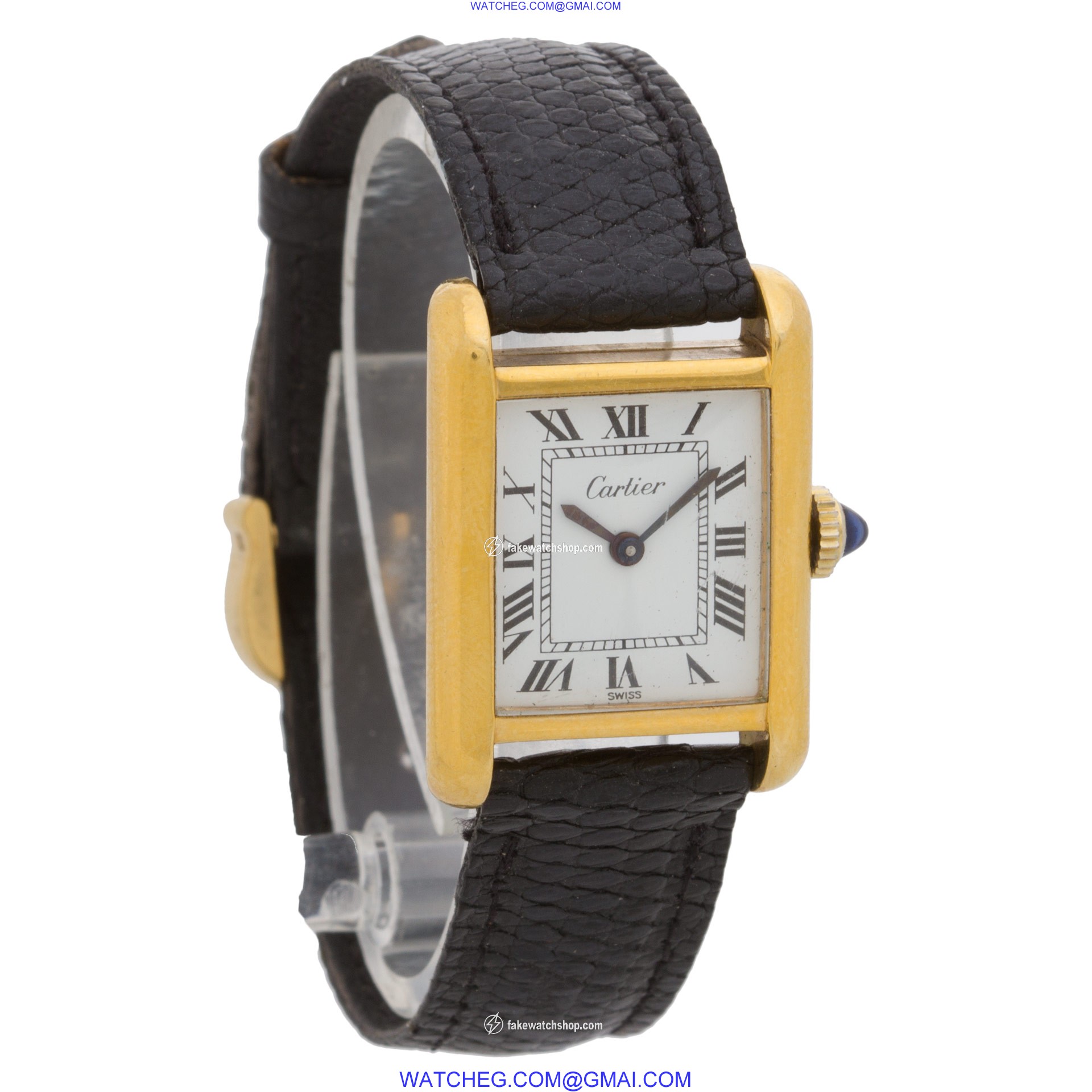Cartier Cartier 2233 Tank Quartz Female Gold Fill 4