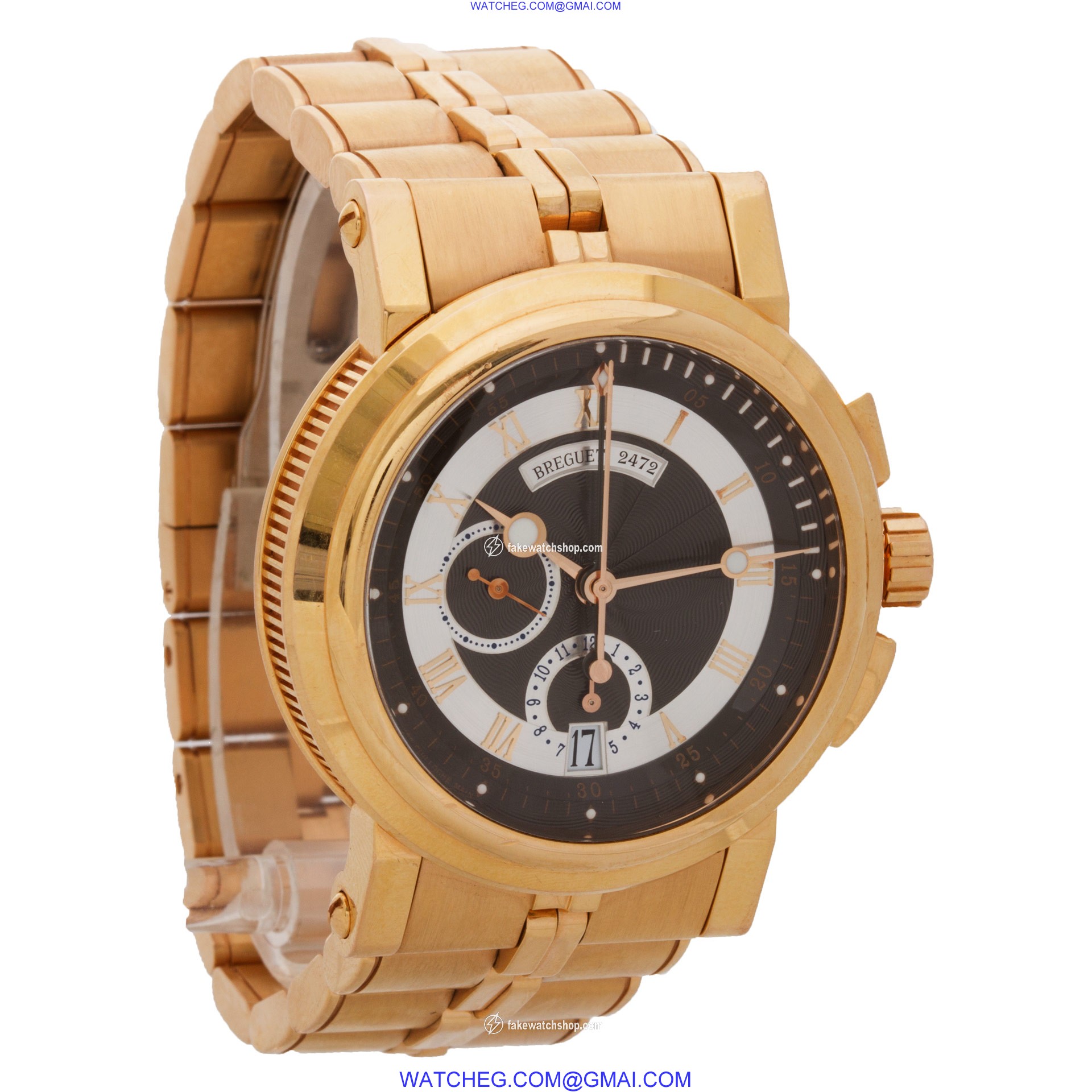 Breguet 5827BR225ZU Marine Chronometer Automatic Male 18k Pink Gold 4