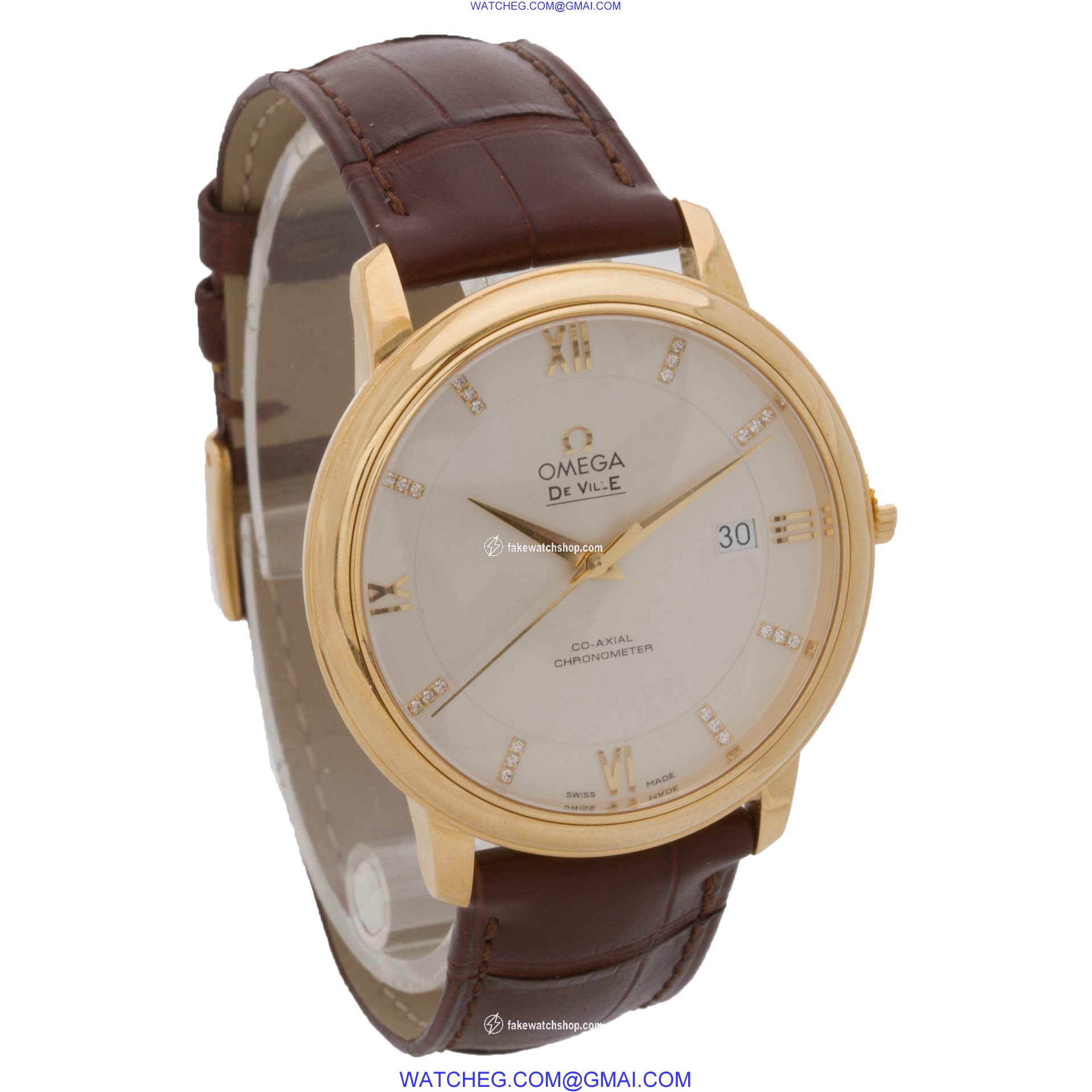 Omega 424.53.40.20.52.001 DeVille Co-Axial Automatic Male 18k yellow gold 4