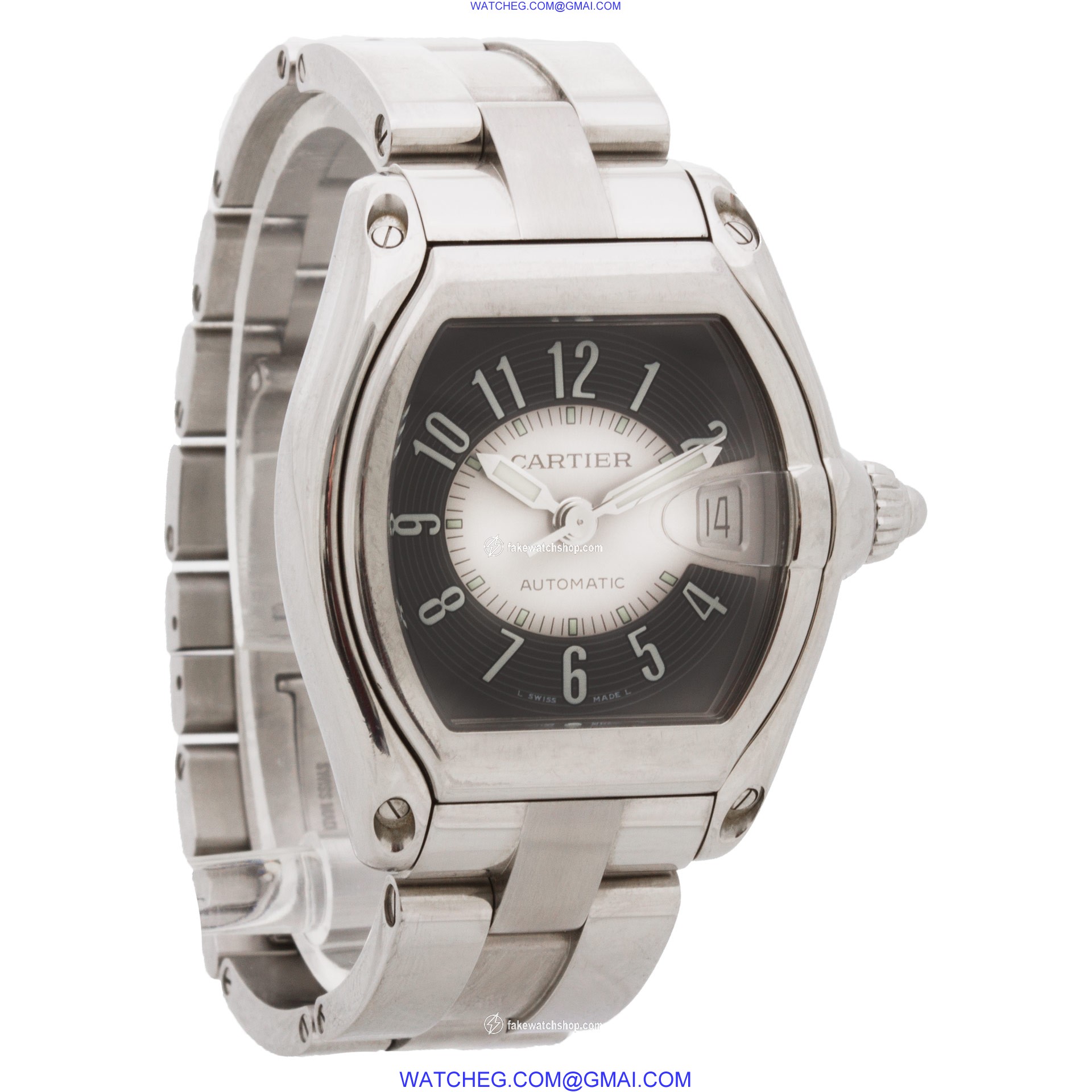 Cartier W62001V3 Roadster Automatic Male Stainless Steel 4