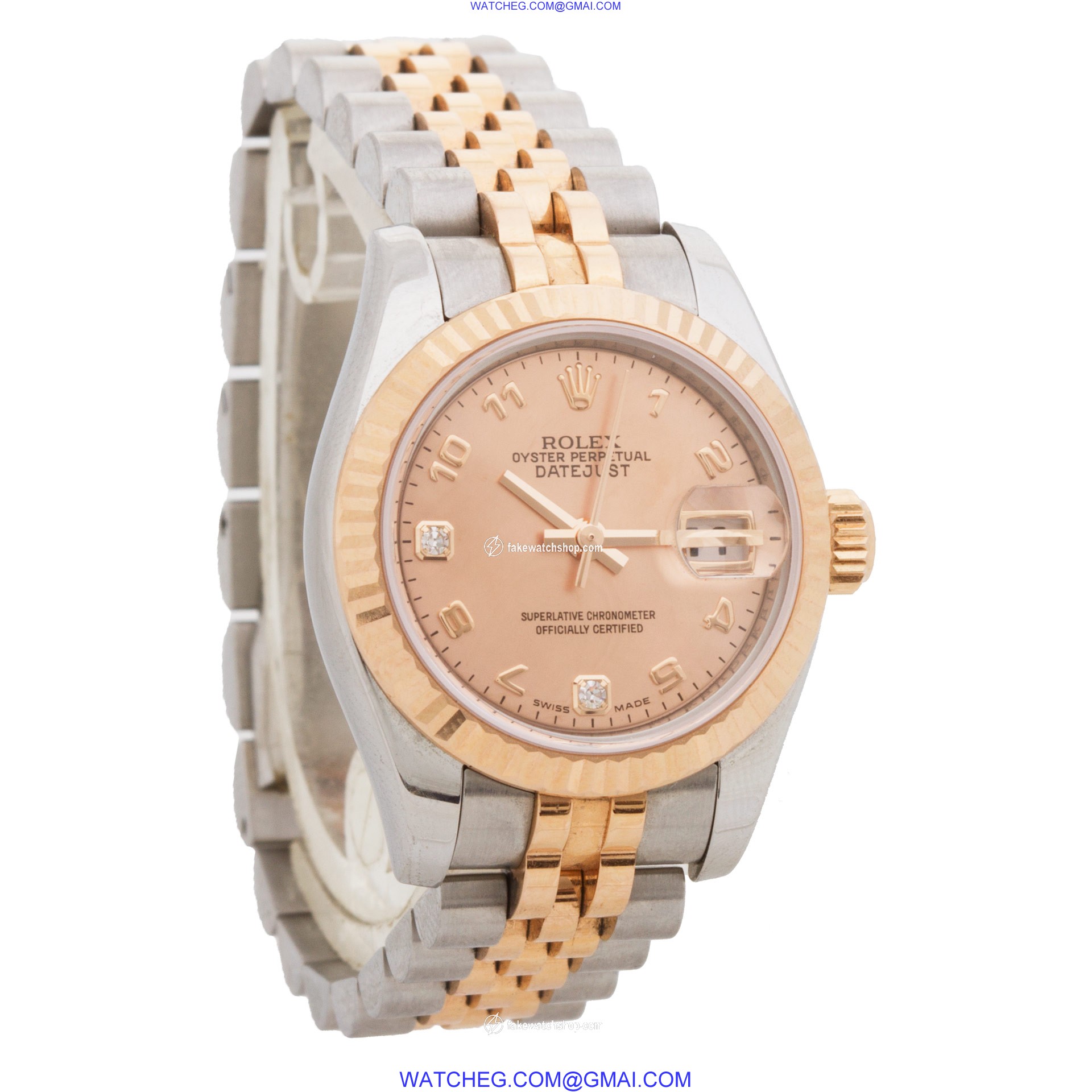 Rolex 179171 Datejust Automatic Female 18k rose gold & stainless steel 4