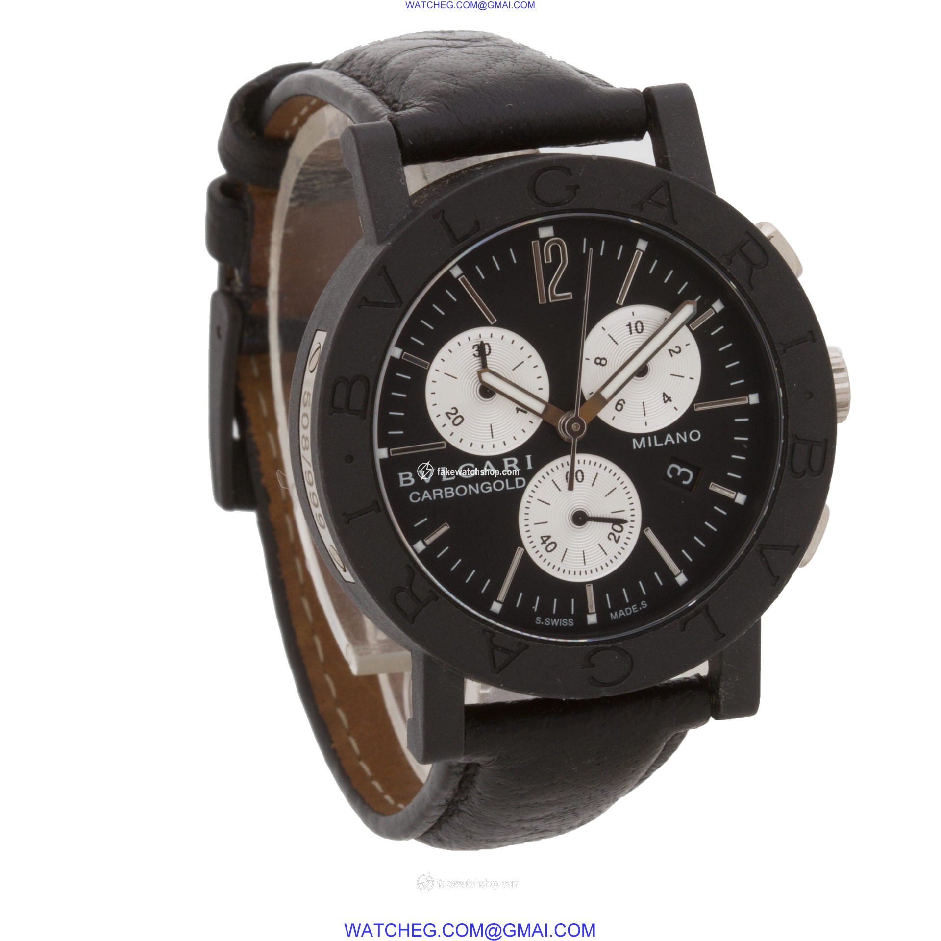 Bvlgari BB 38 CL CH Bvlgari Quartz Unisex Carbon 4