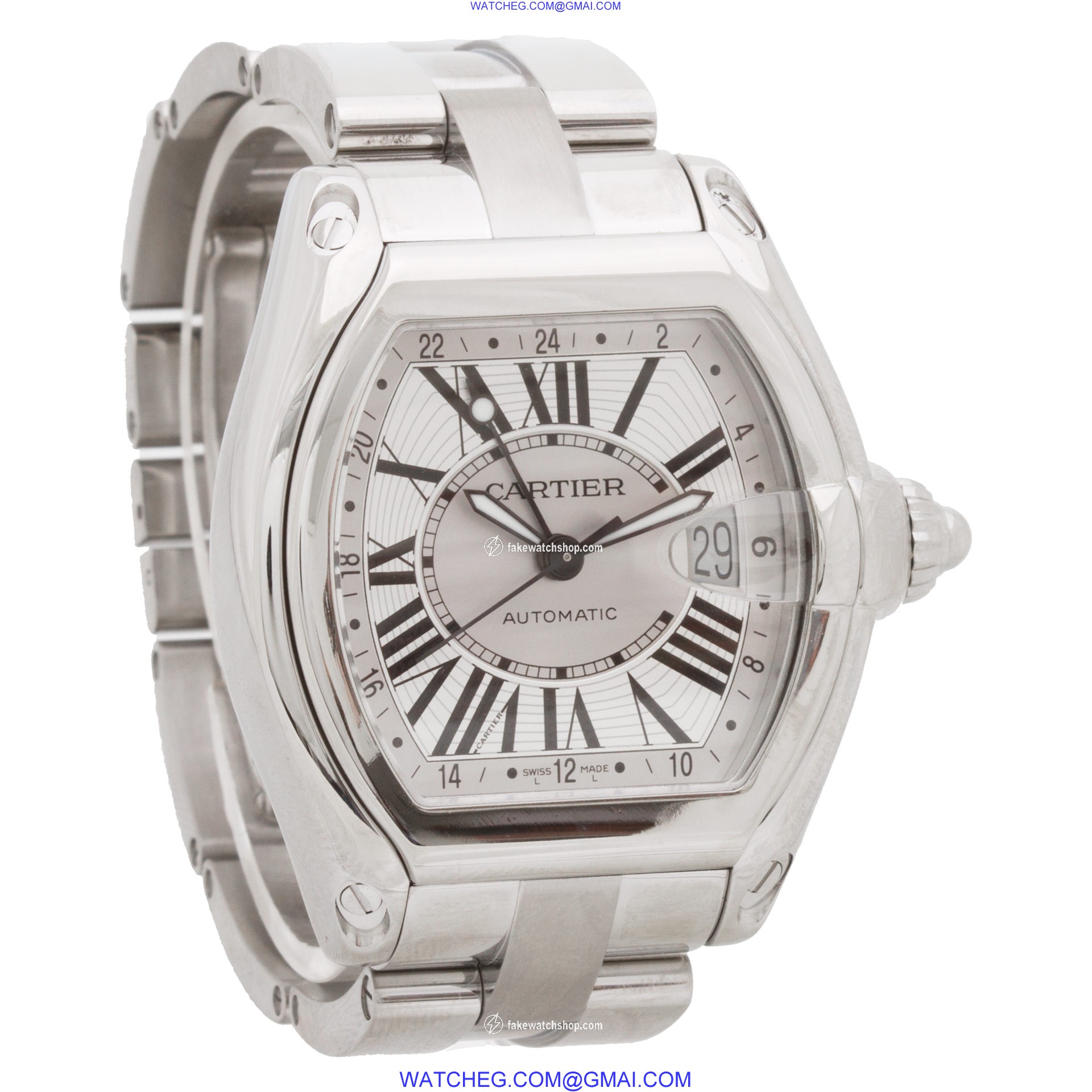 Cartier W6206017 Roadster Automatic Male Stainless Steel 4