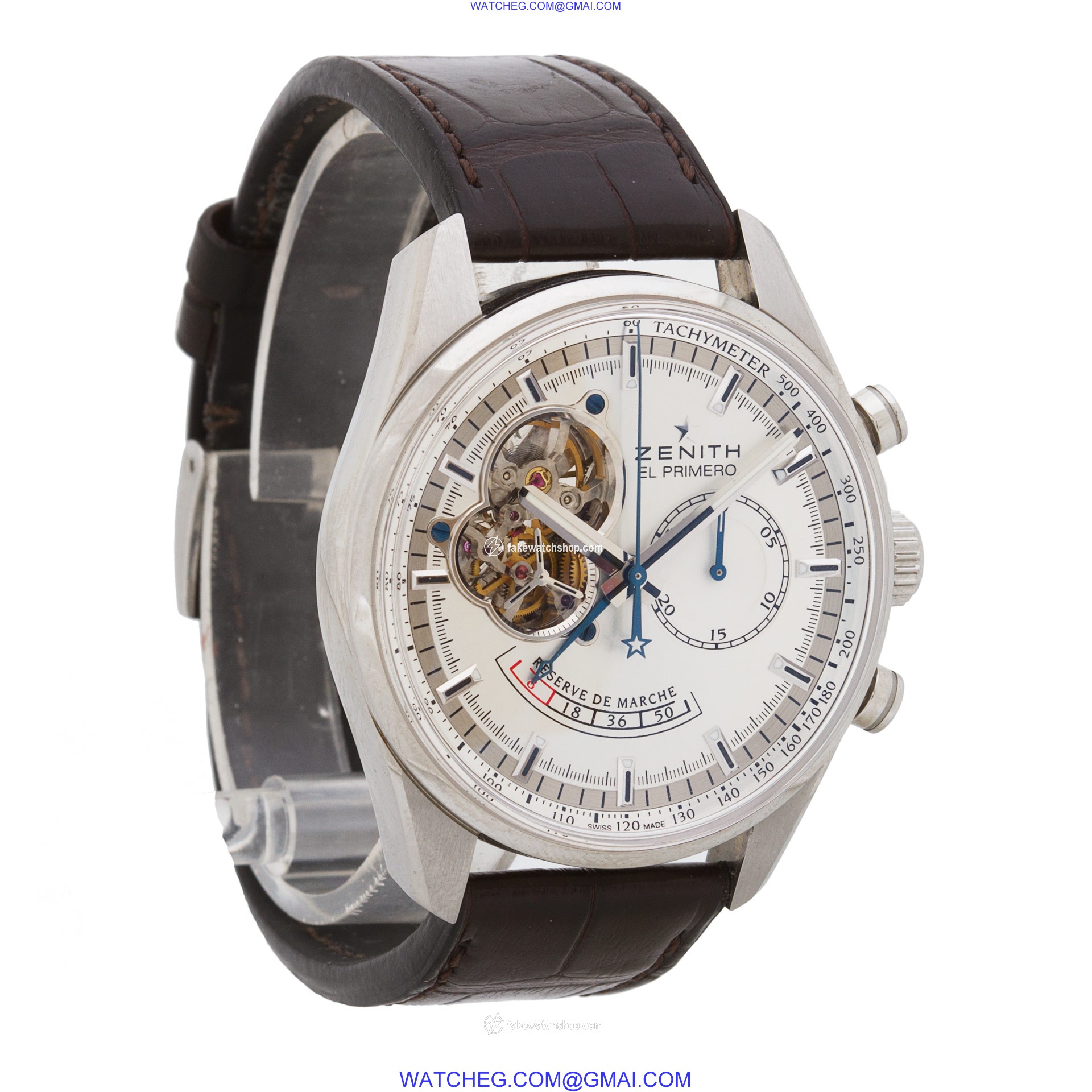 Zenith 03.2080.4021/01.C494 Chronomaster Automatic Male Stainless Steel 4