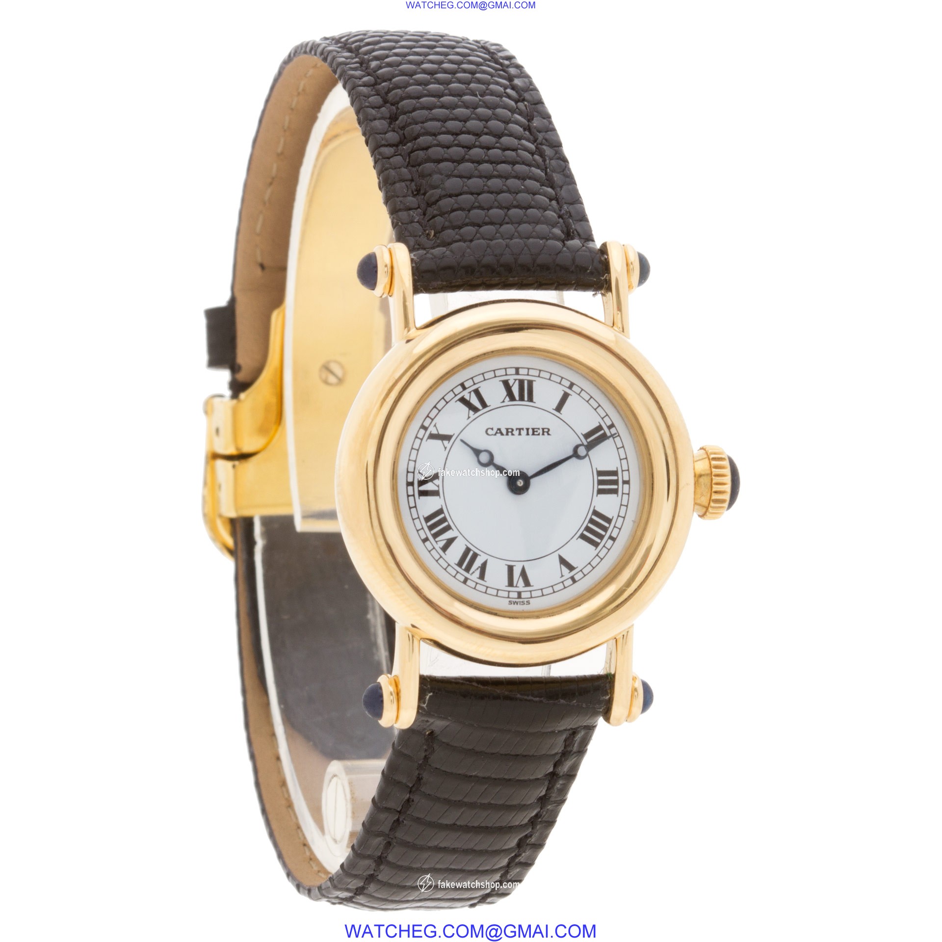 Cartier 14400 Diabolo Quartz Male 18k yellow gold 4