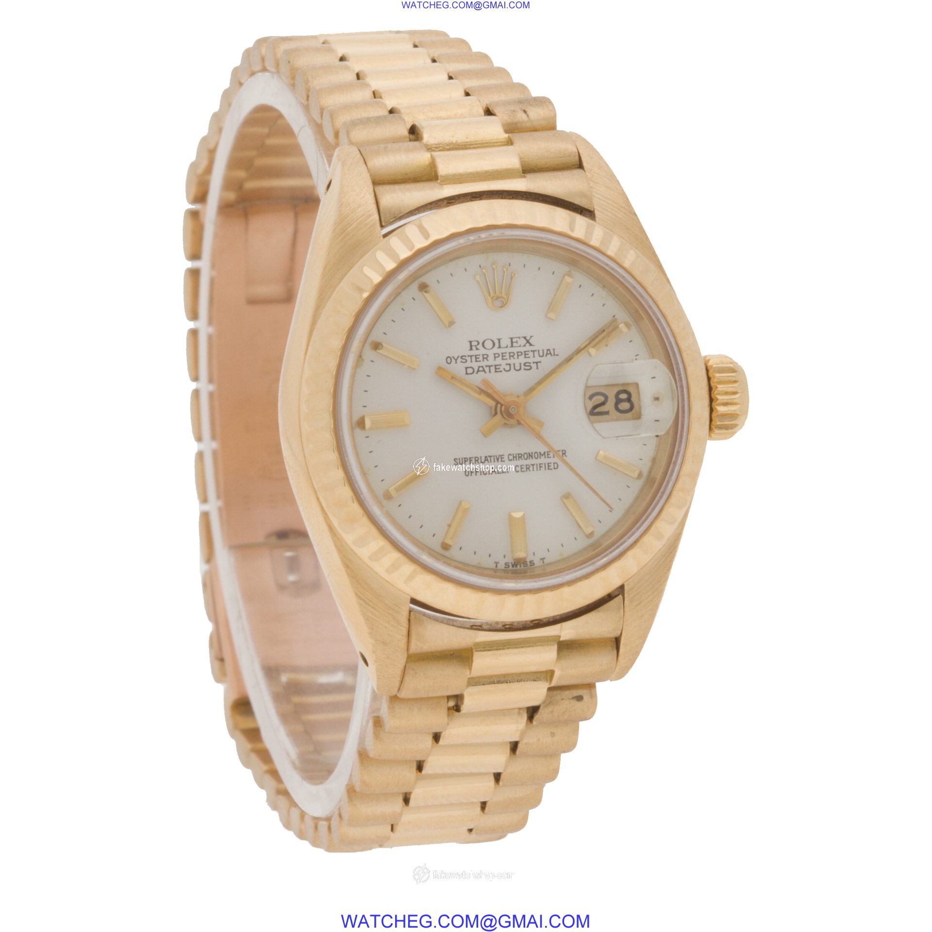Rolex 69178 Datejust Automatic Female 18k yellow gold 4