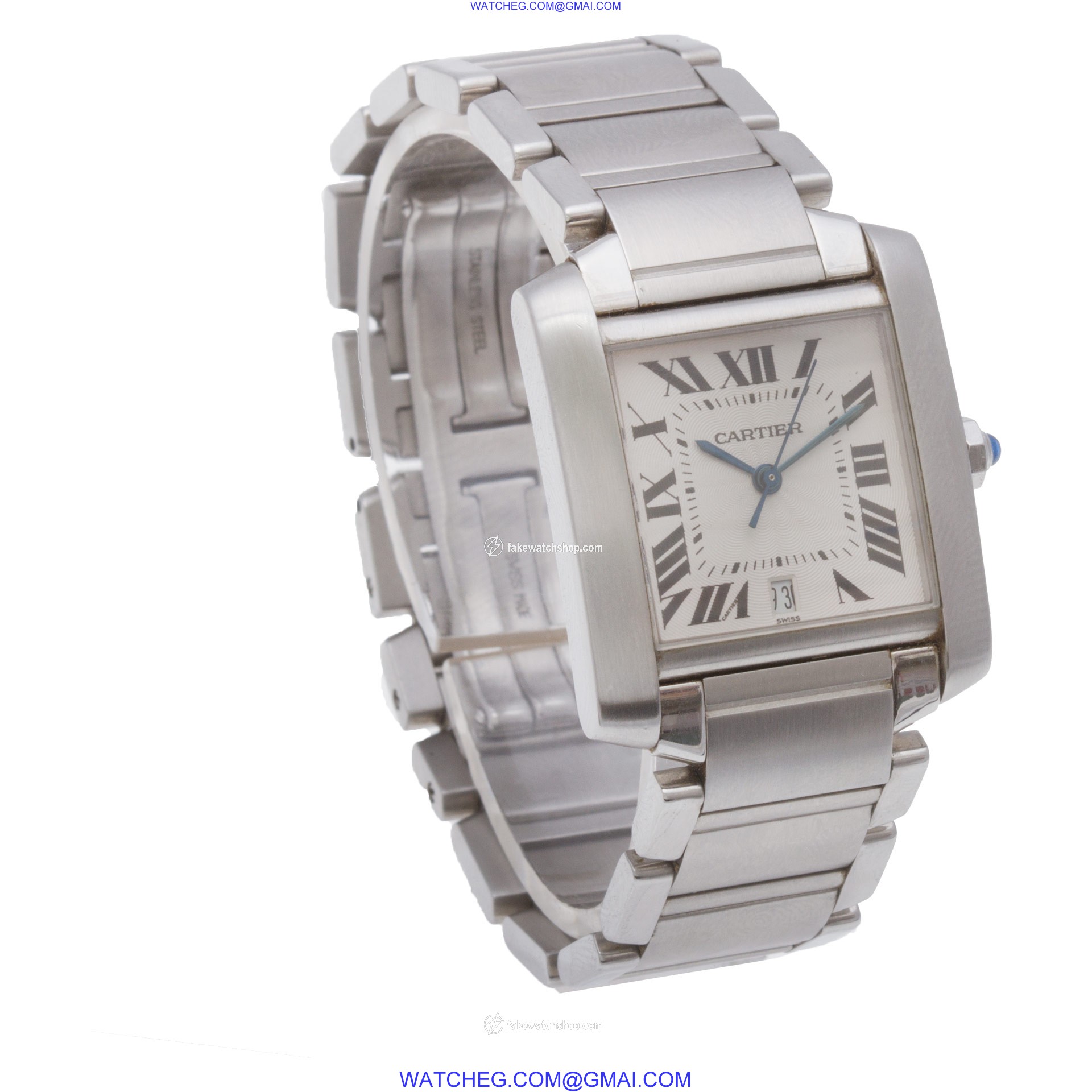 Cartier W51002q3 Tank Francaise Automatic Male Stainless Steel 4