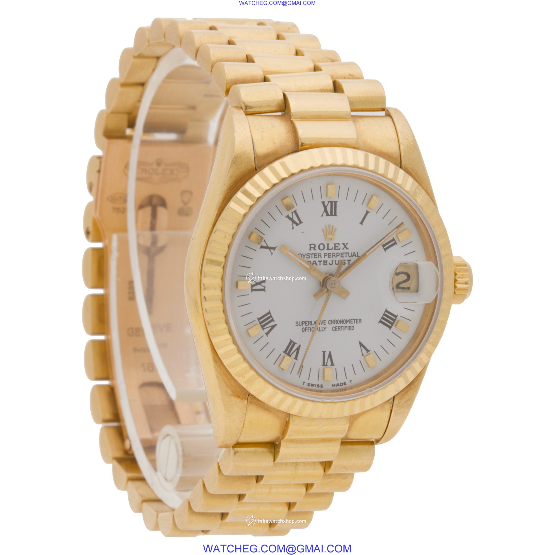 Rolex 68278 Datejust Automatic Female 18k yellow gold 4