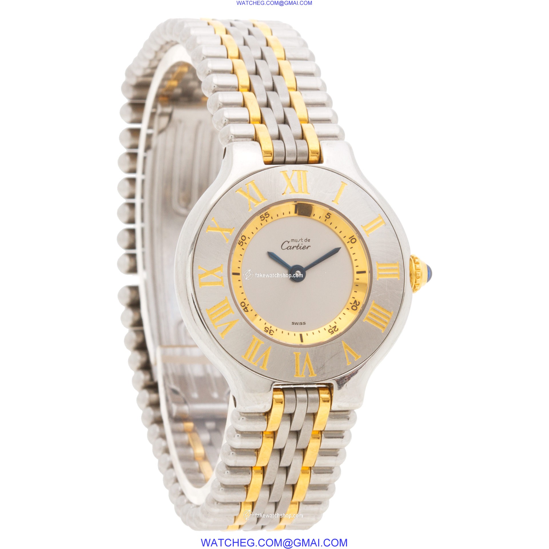 Cartier 1340 Must de Quartz Female Stainless Steel 4