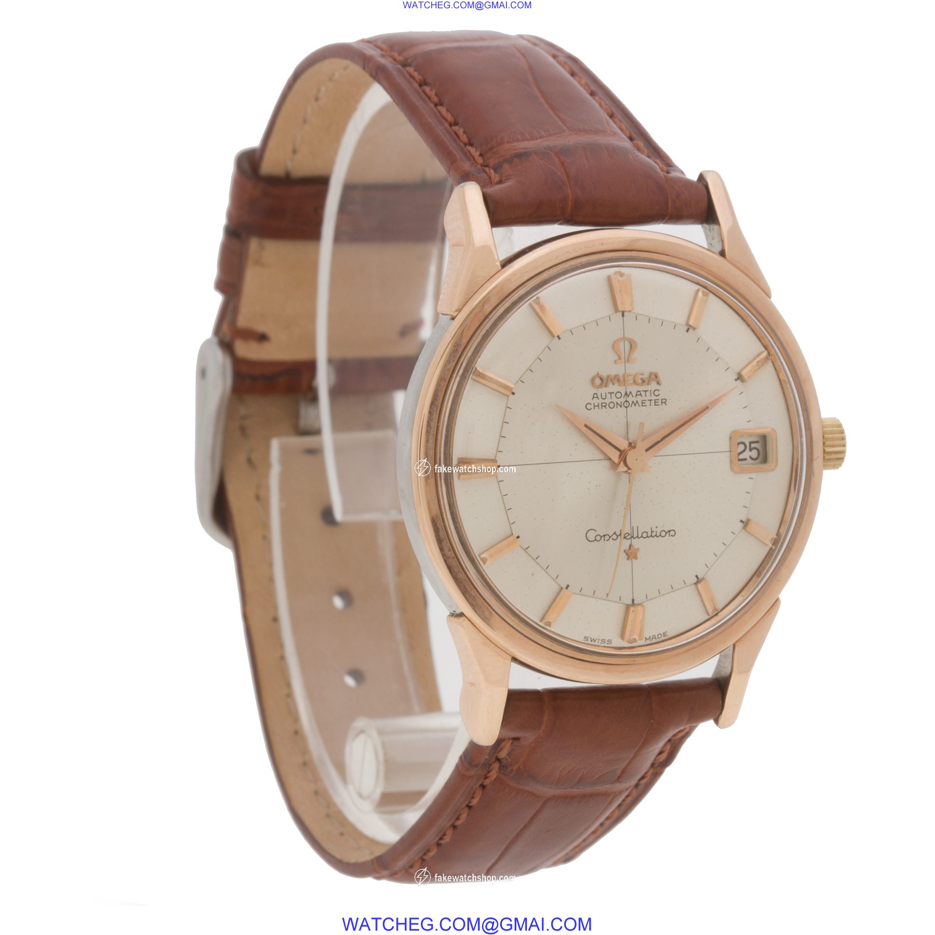 Omega 14902 61SC Constellation Automatic Male Gold Fill & Stainless Steel 4