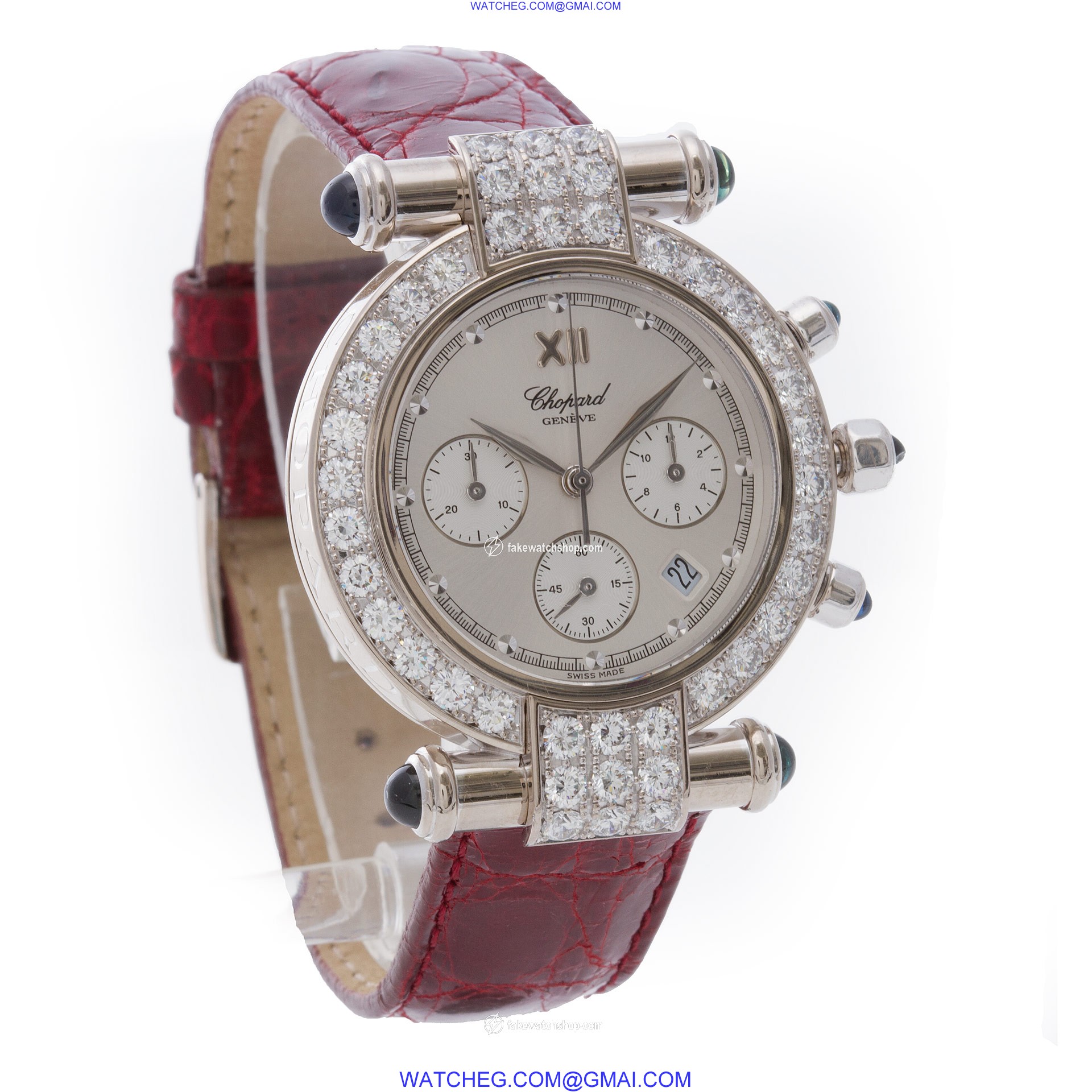 Chopard 373168-1004 Imperiale Quartz Female 18k White Gold 4